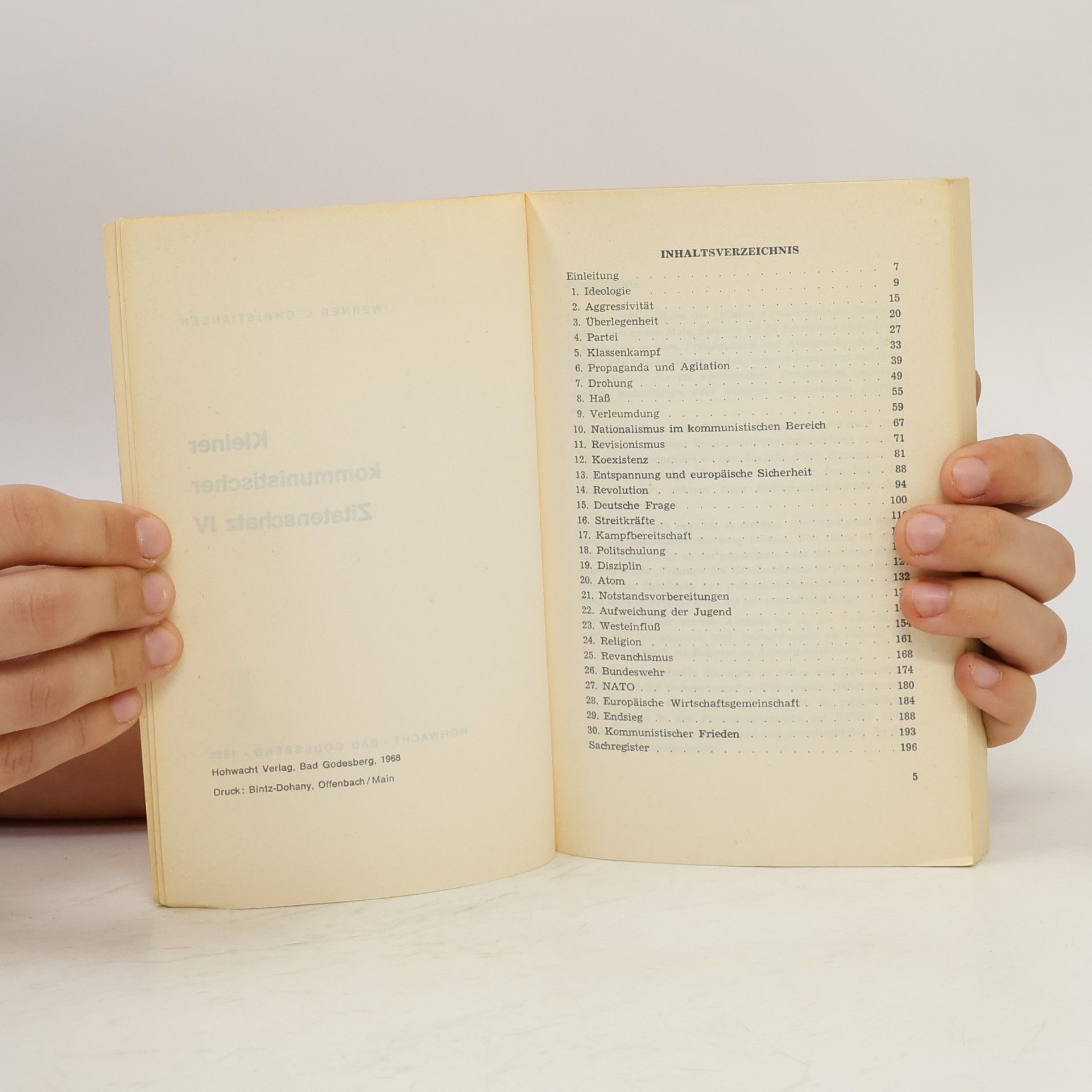 Werner C Christiansen Kleiner kommunistischer Zitatenschatz IV