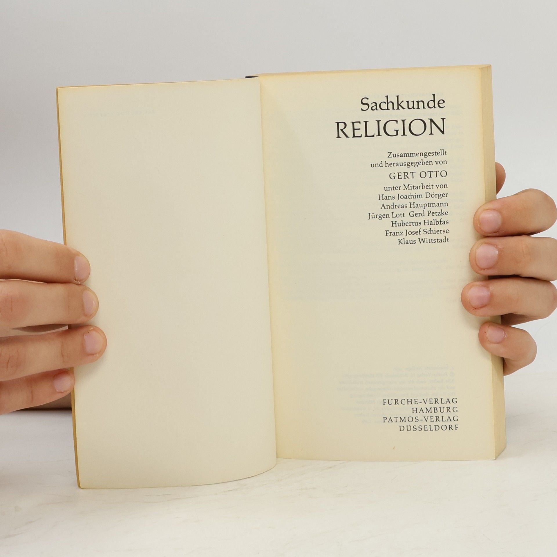 Gert Otto Sachkunde Religion
