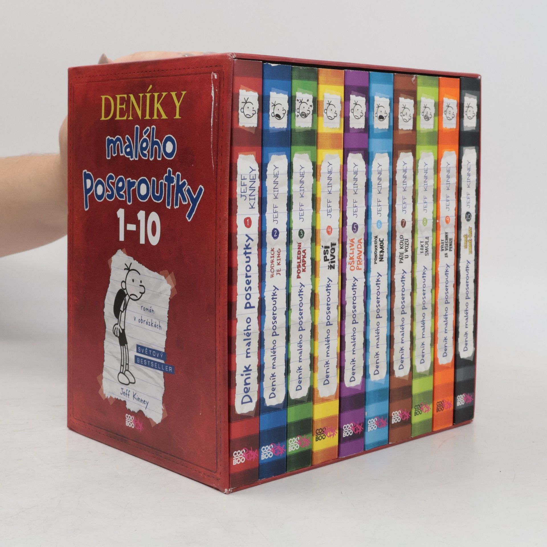 Jeff Kinney Deník malého poseroutky 1-10 (box)