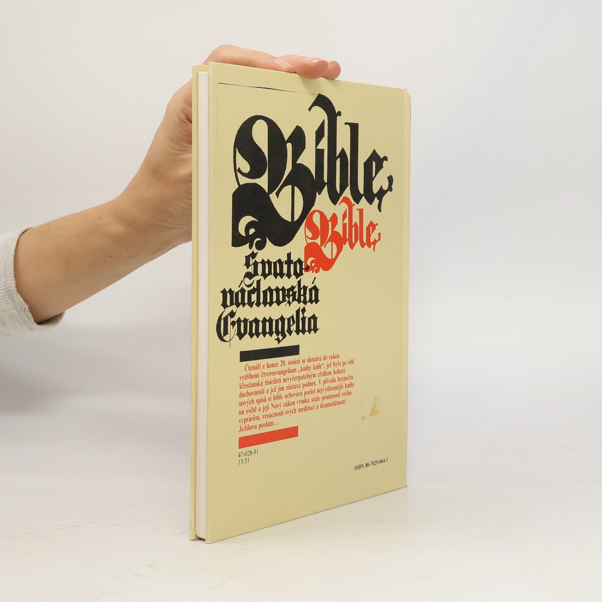 Milan Kopecký Bible: Svatováclavská evangelia