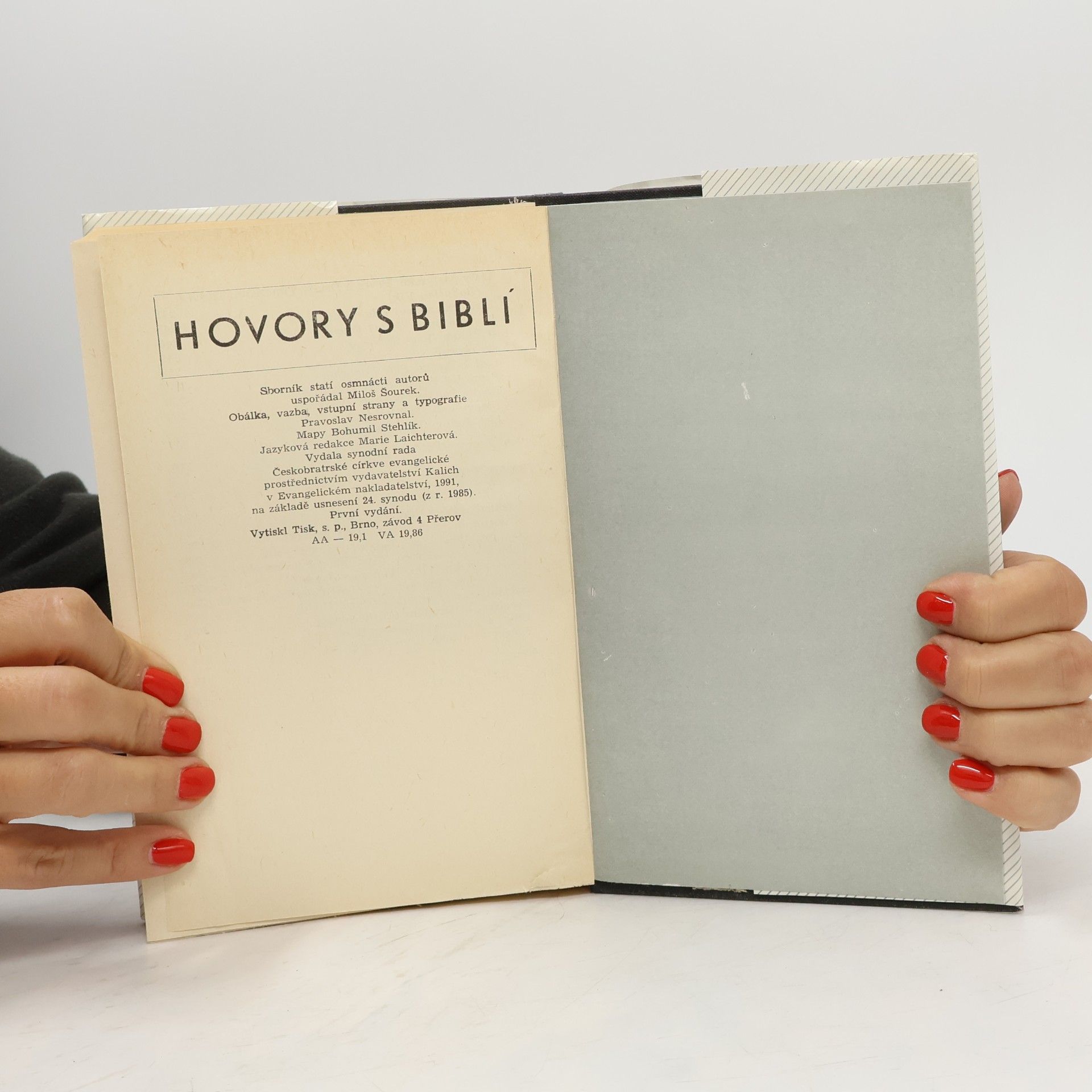 Miloš Šourek Hovory s Biblí