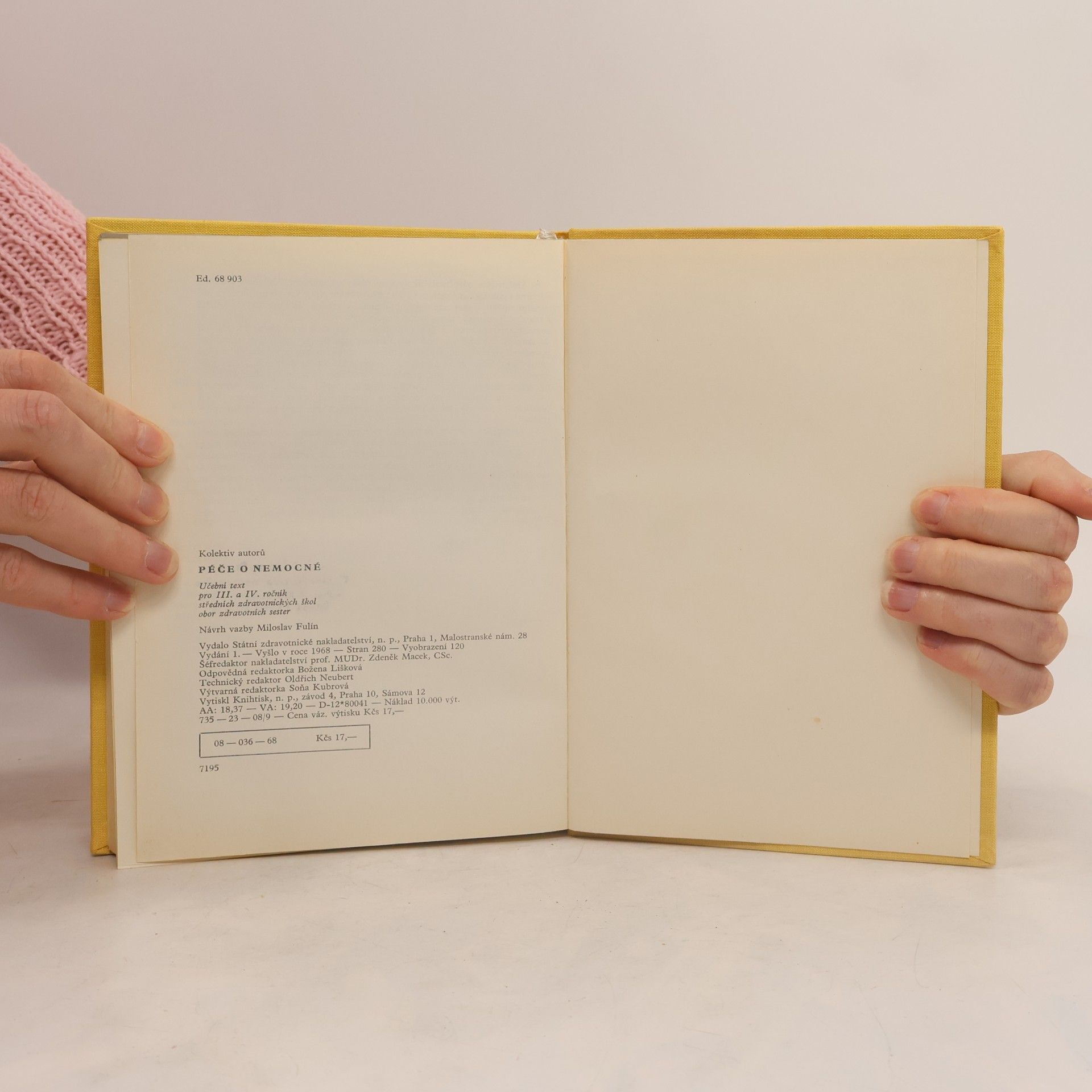 Marie Barešová Péče o nemocné. Učební text pro III. a IV. ročník středních zdravotnických škol