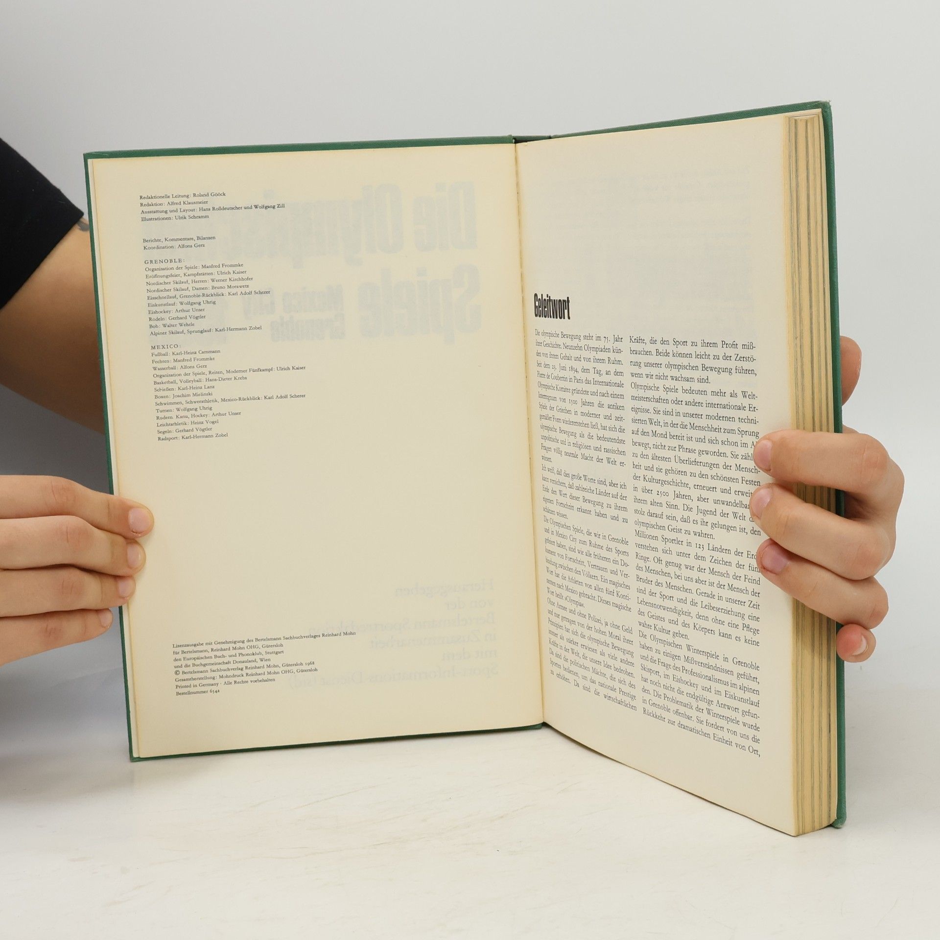 Autorenkollektiv Die Olympischen Spiele Mexiko 1968 Grenoble