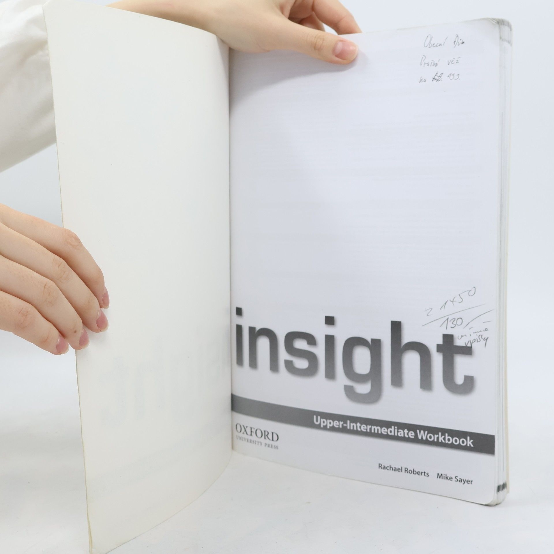Various authors Insight Upper Intermediate Workbook