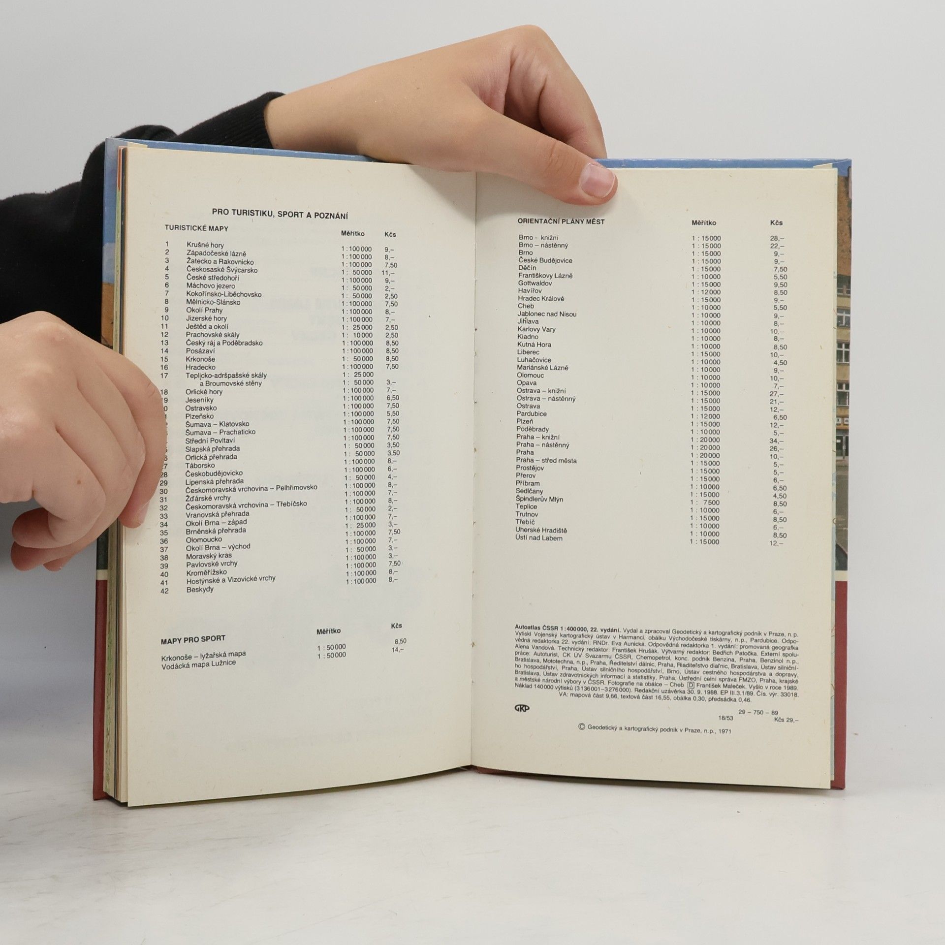 Kolektiv autorů Auto atlas ČSSR