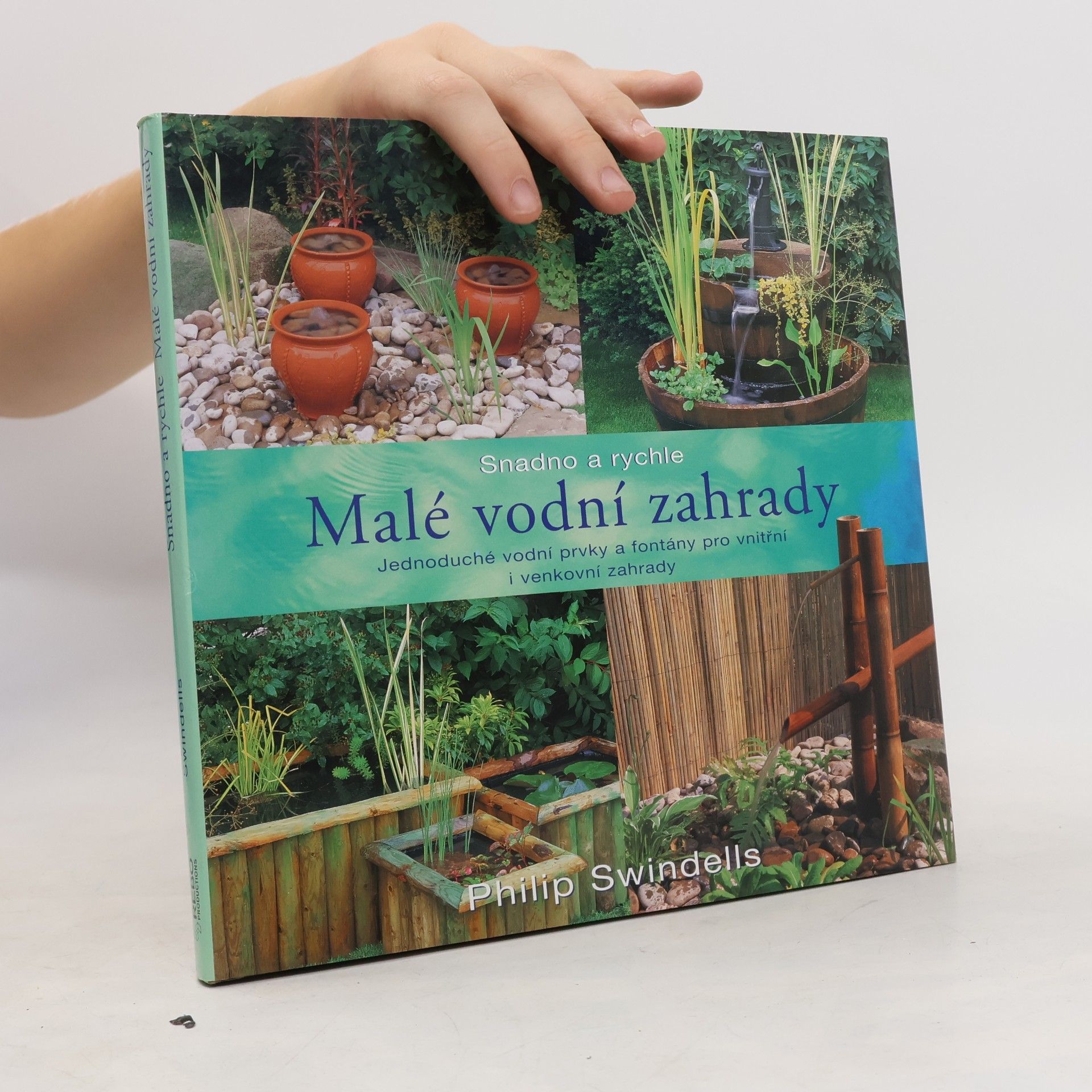 Philip Swindells Malé vodní zahrady: Jednoduché vodní prvky a fontány pro vnitřní i venkovní zahrady