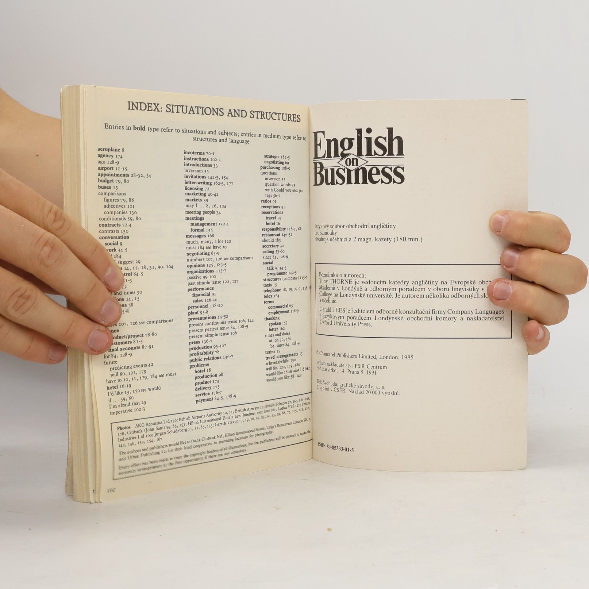 Lees Gerald Thorne Tony English on Buseness. Jazykový soubor obchodní angličtin