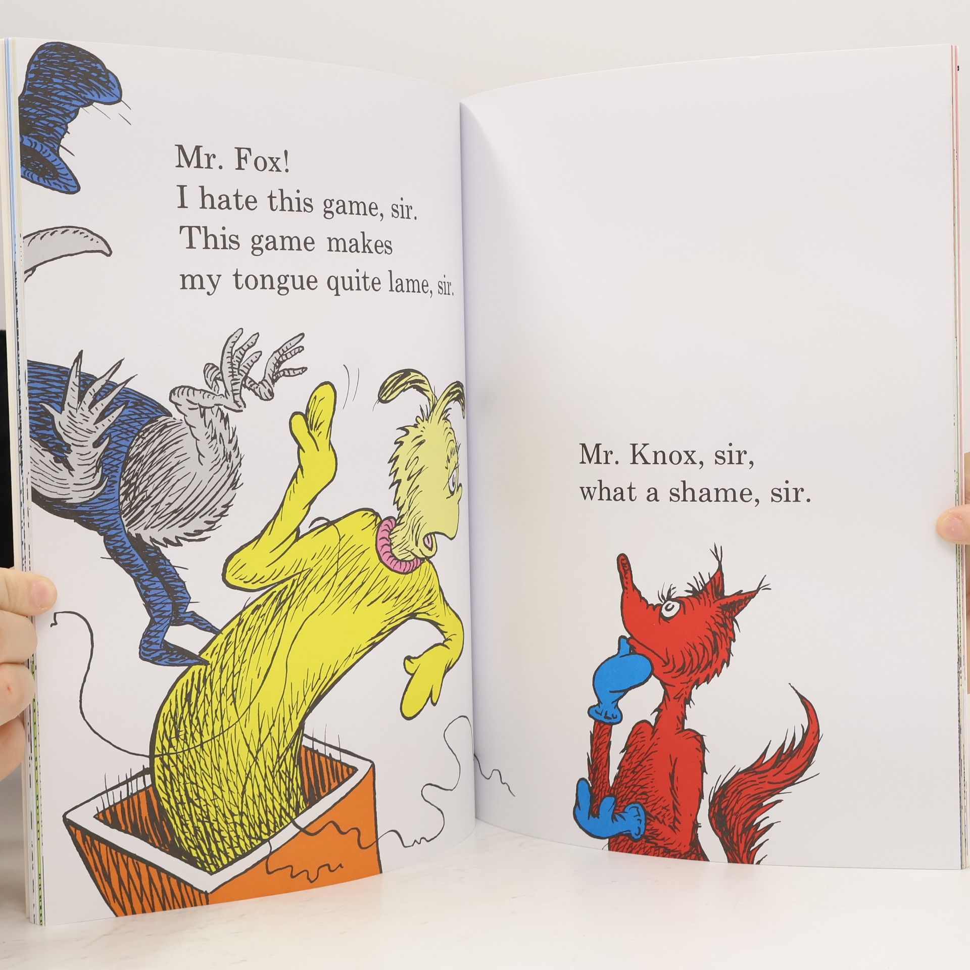 Dr. Seuss Fox in Socks