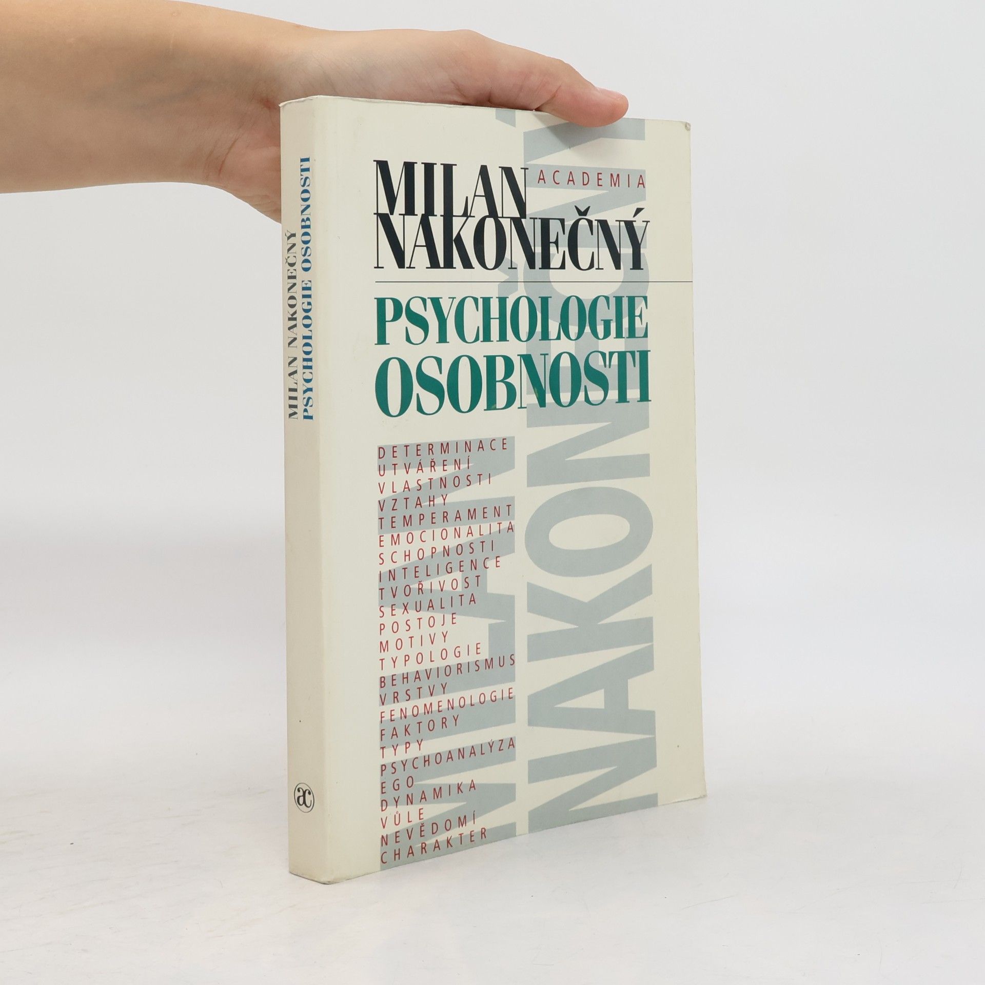 Milan Nakonečný Psychologie osobnosti