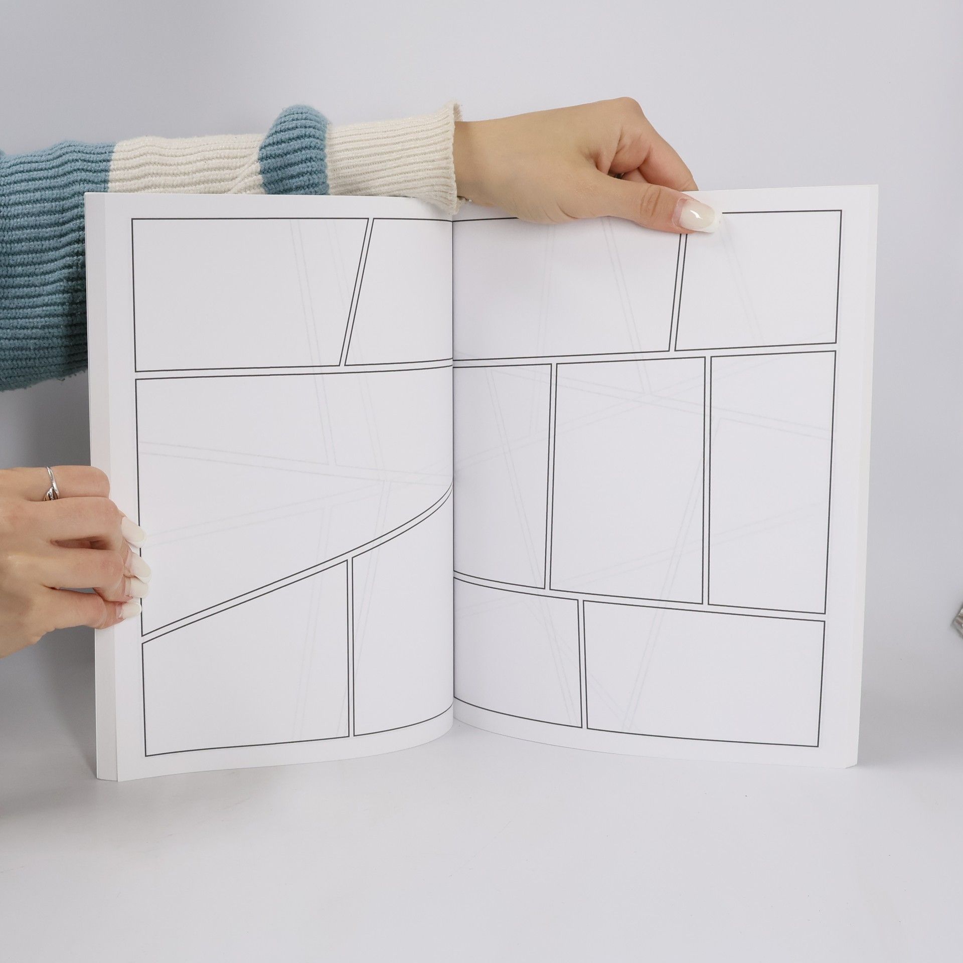 Blank Comic Book For Kids With Many Templates