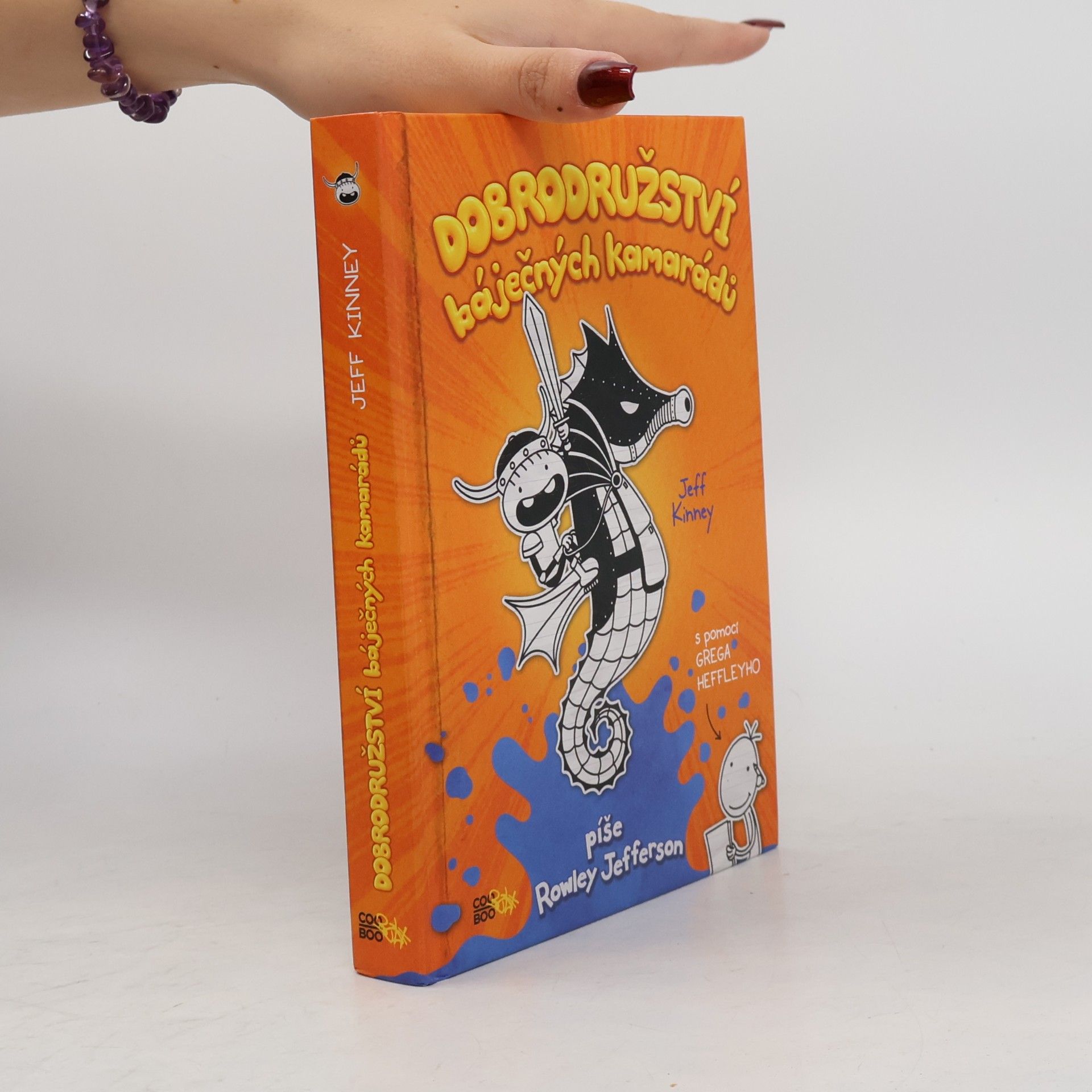 Jeff Kinney Dobrodružství báječných kamarádů. Píše Rowley Jefferson