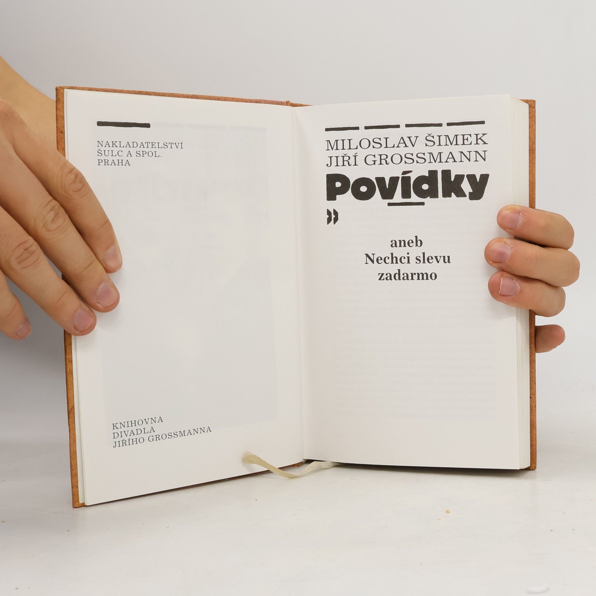 Miloslav Šimek Povídky aneb Nechci slevu zadarmo