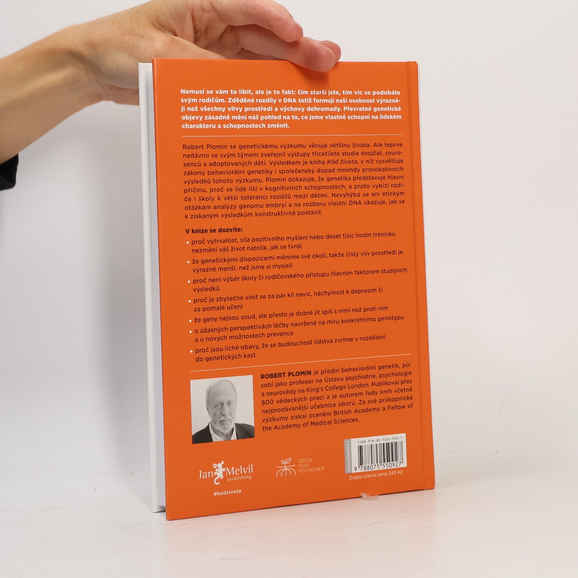 Robert Plomin Kód života. Jak z nás DNA dělá to, kým jsme