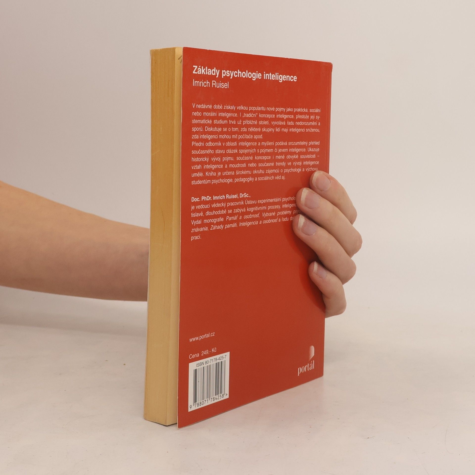 Imrich Ruisel Základy psychologie inteligence
