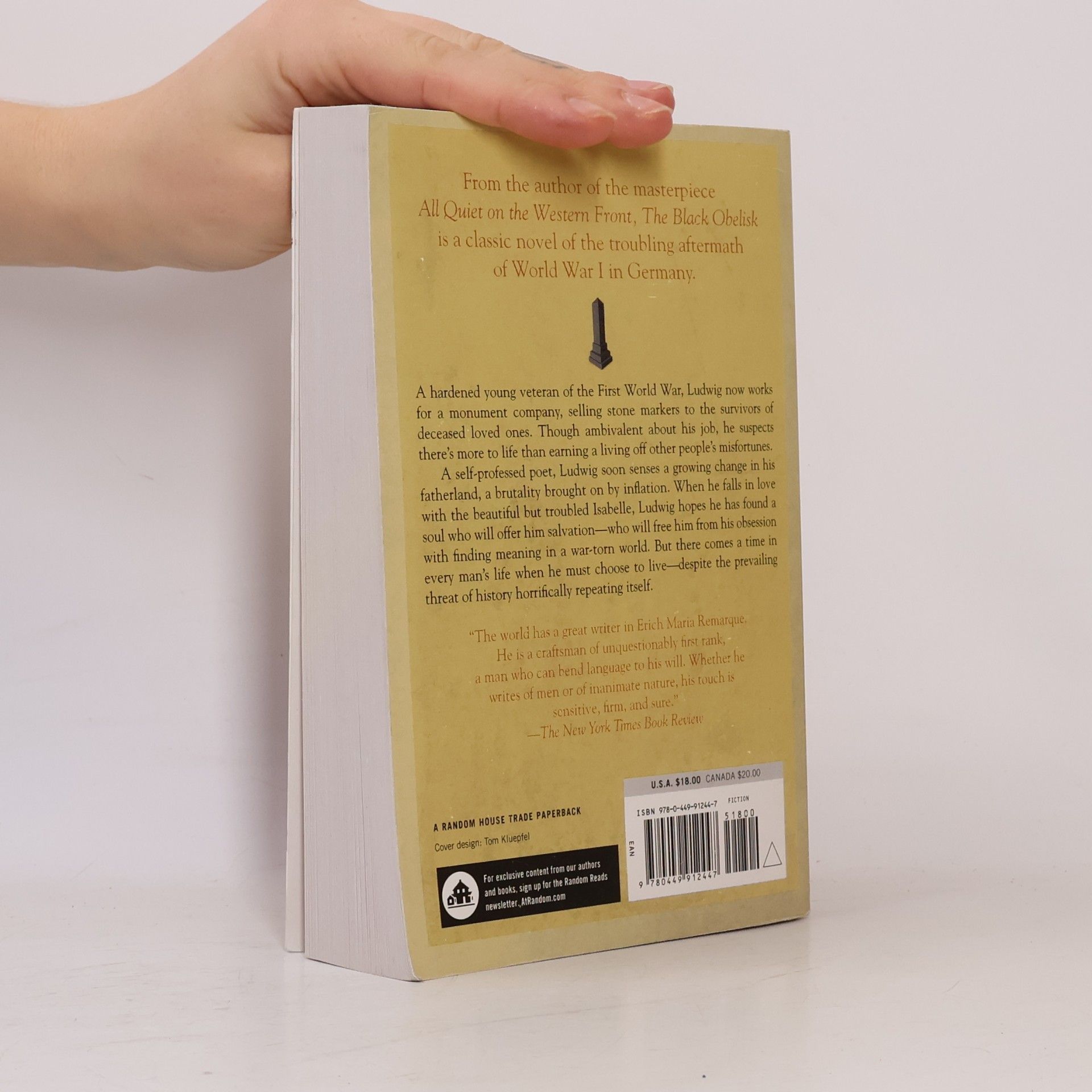 Erich Maria Remarque The Black Obelisk: A Novel