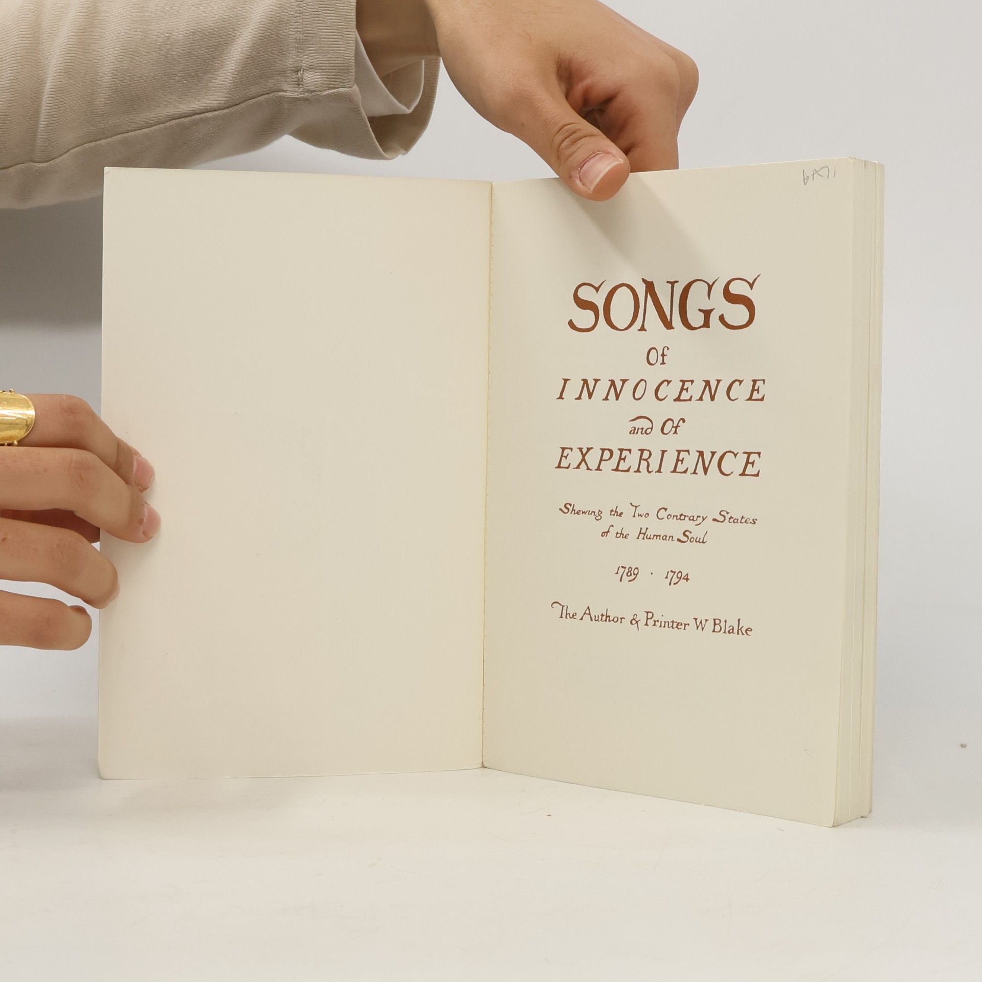 William Blake Songs of Innocence and of Experience