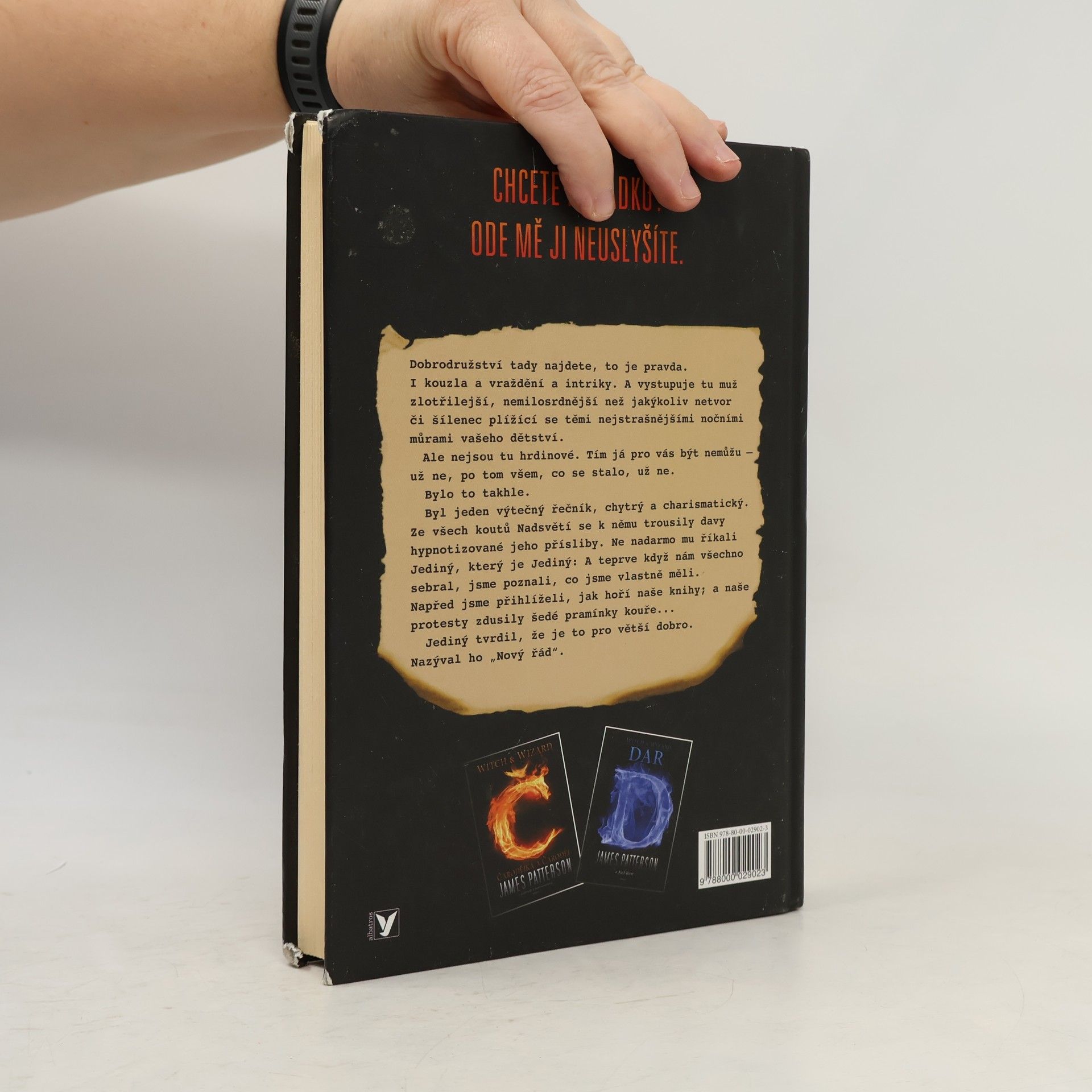 James Patterson Čarodějka a čaroděj 3 – Oheň