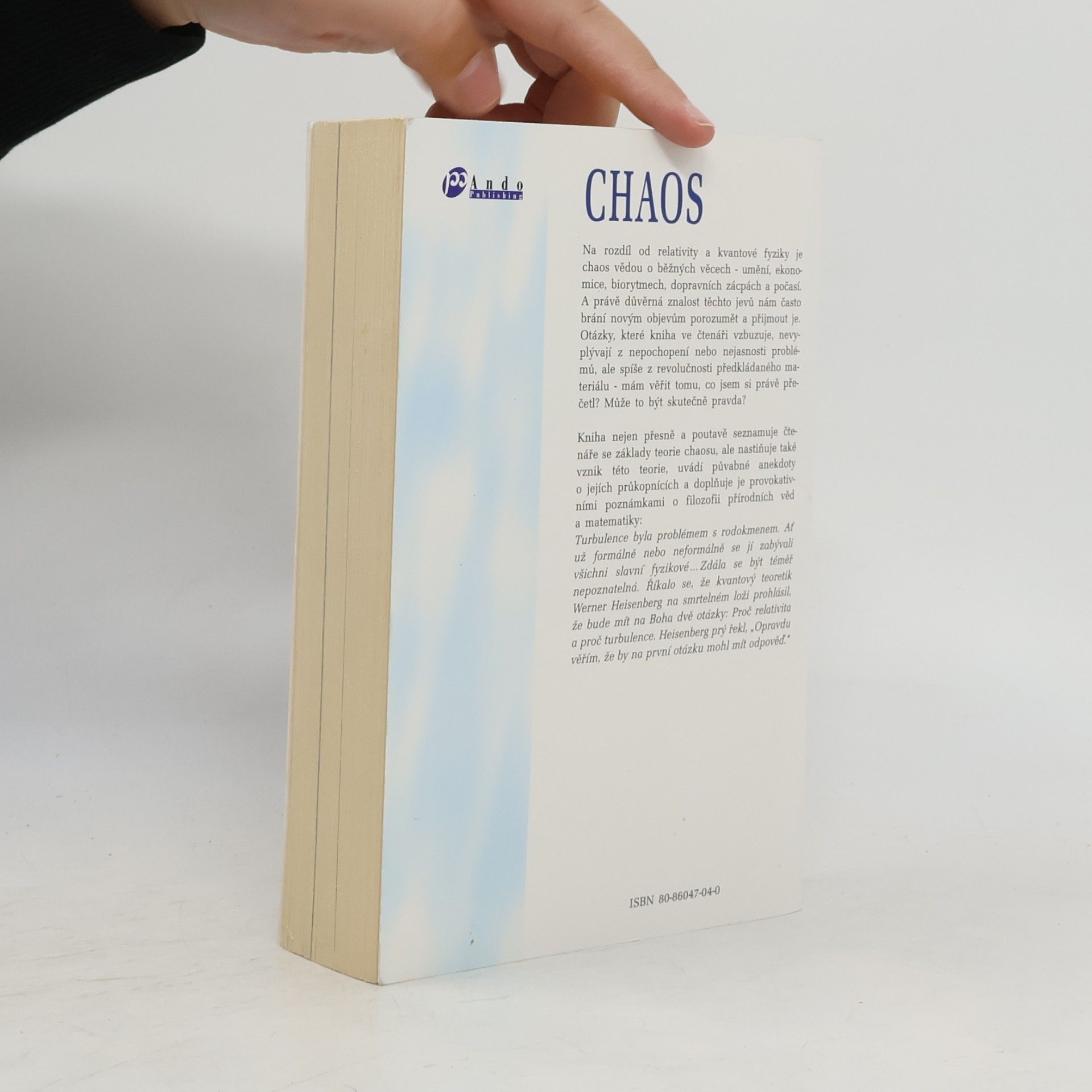 James Gleick Chaos. Vznik nové vědy