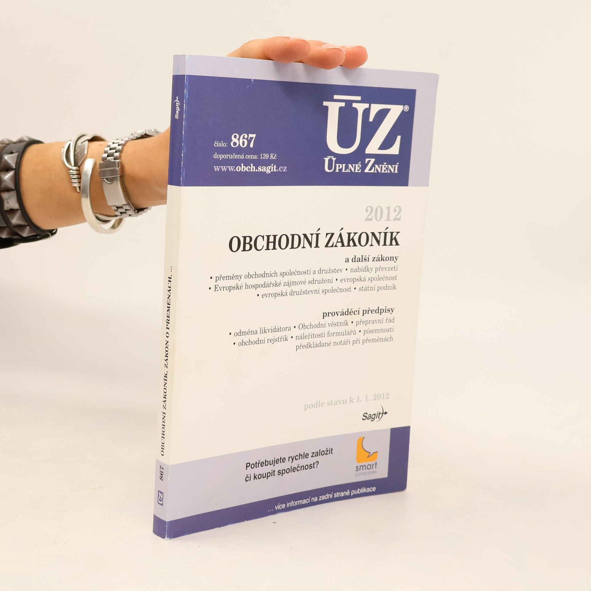 Auteurscollectief Obchodní zákoník a další zákony. 2012