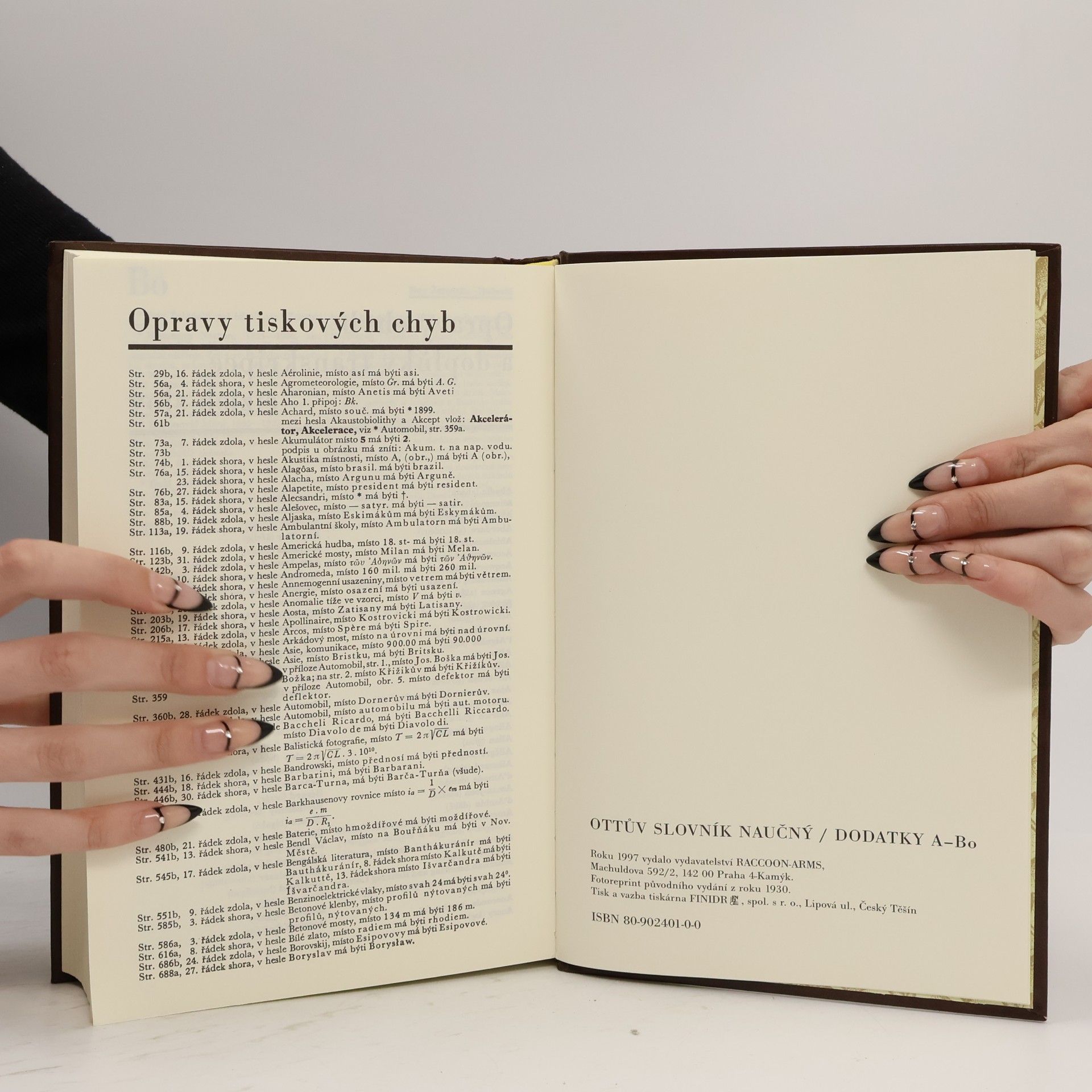 Collectif d'auteurs Ottův slovník naučný. Dodatky A-Bo I, 1