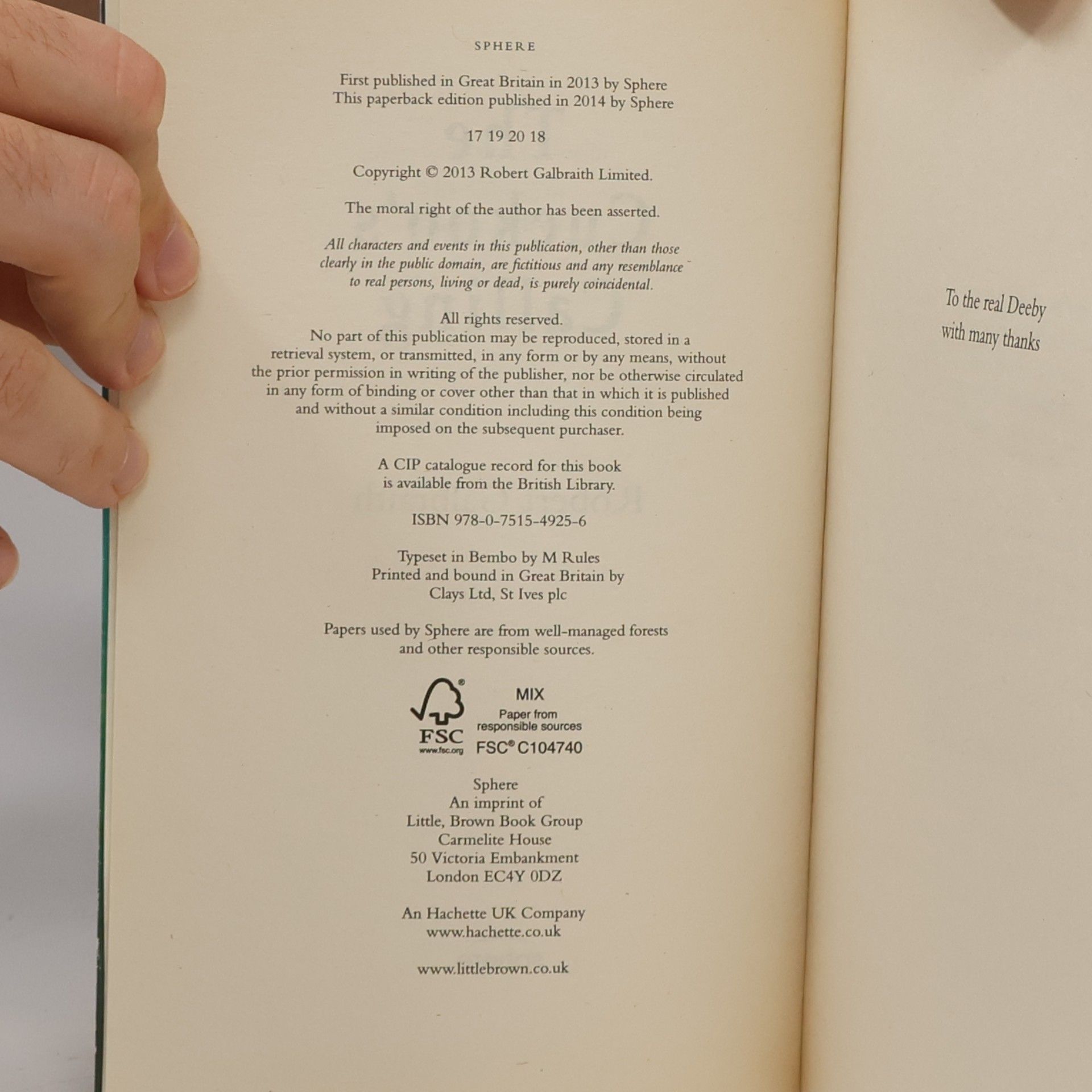 J. K. Rowling The Cuckoo's Calling