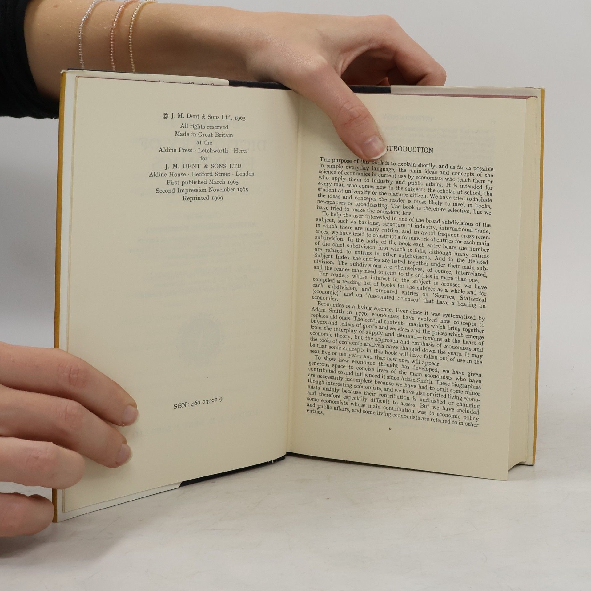 Arthur Seldon Everyman's Dictionary of Economics