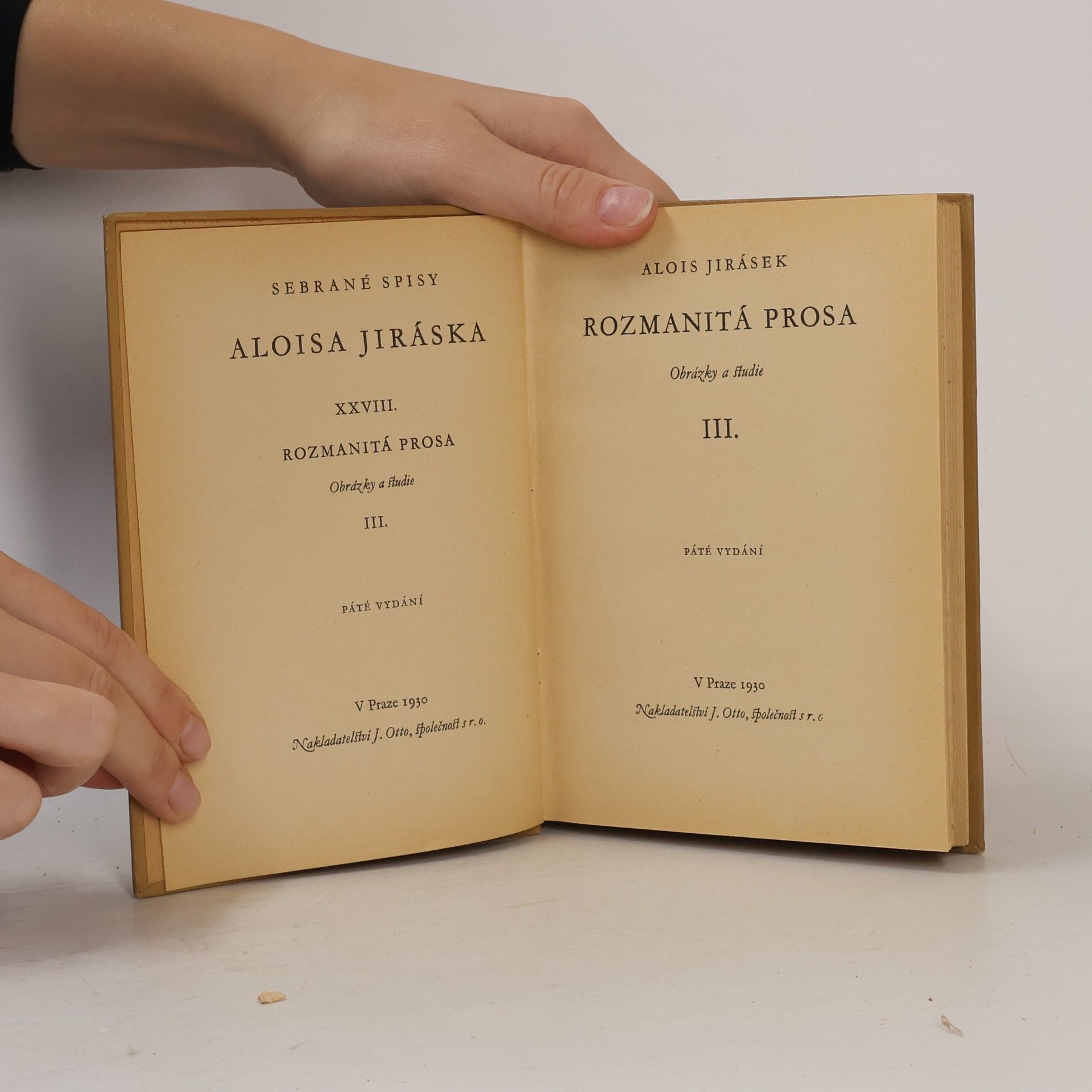Alois Jirásek Rozmanitá prosa III.