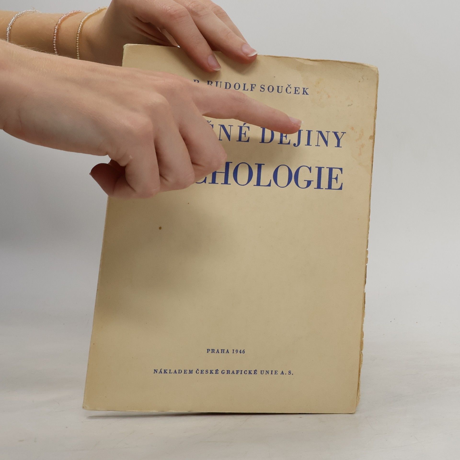 Rudolf Souček Stručné dějiny psychologie