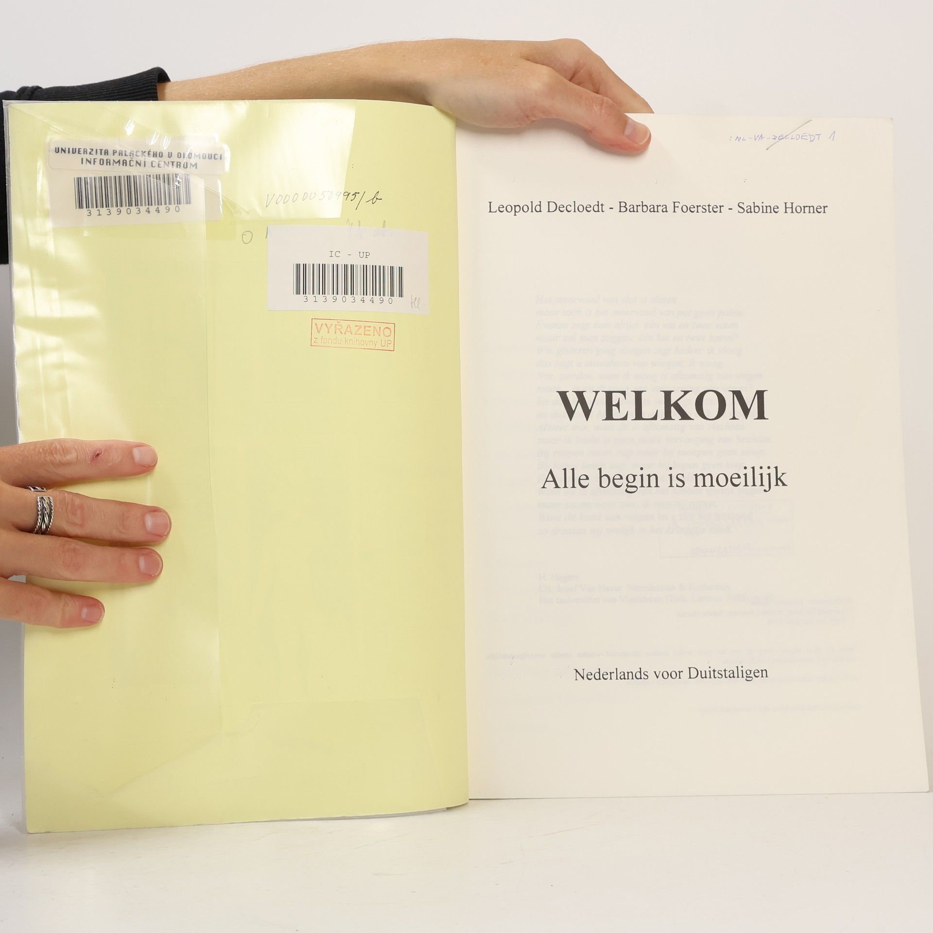 Leopold R. G. Decloedt Welkom