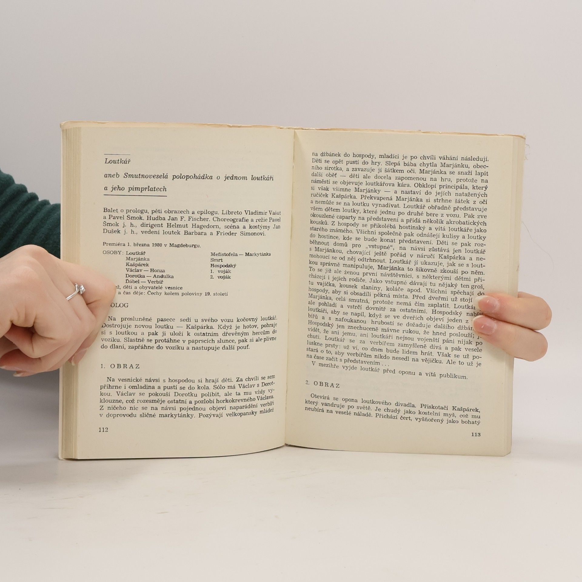 Vladimír Vašut Baletní libreta 1