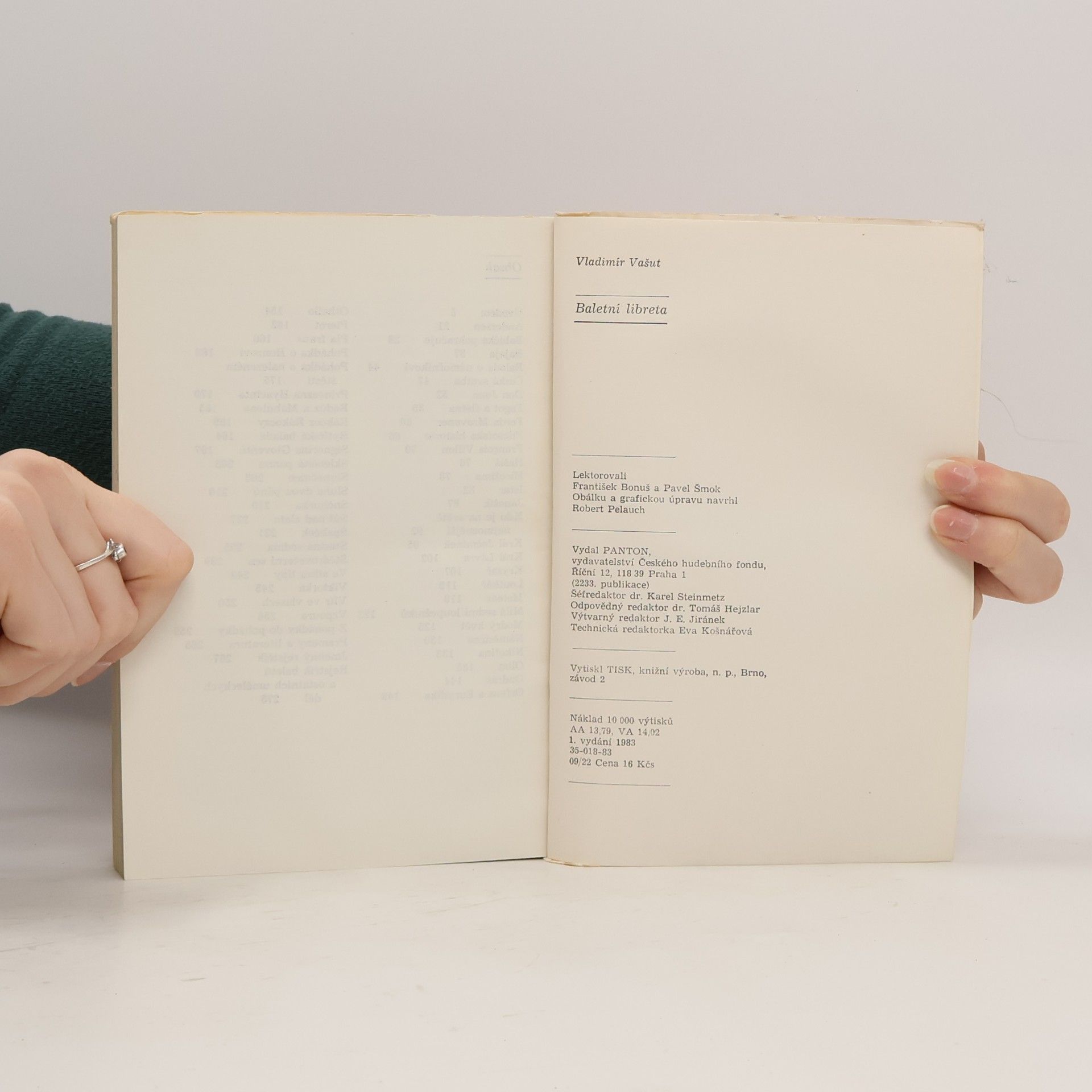 Vladimír Vašut Baletní libreta 1