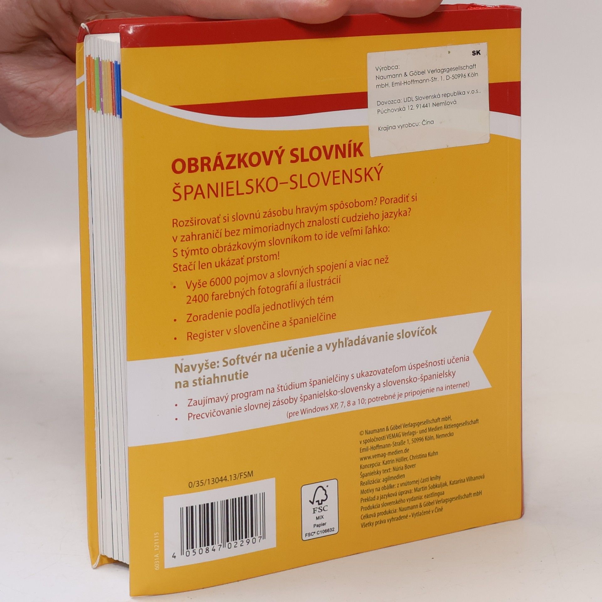 AA.VV. Obrázkový slovník španielsko-slovenský