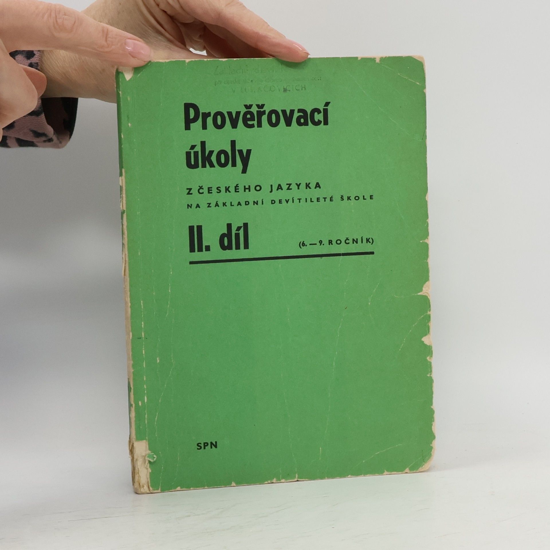 Bohumil Klement Prověřovací úkoly z českého jazyka II. Díl (6.-9. Ročník)