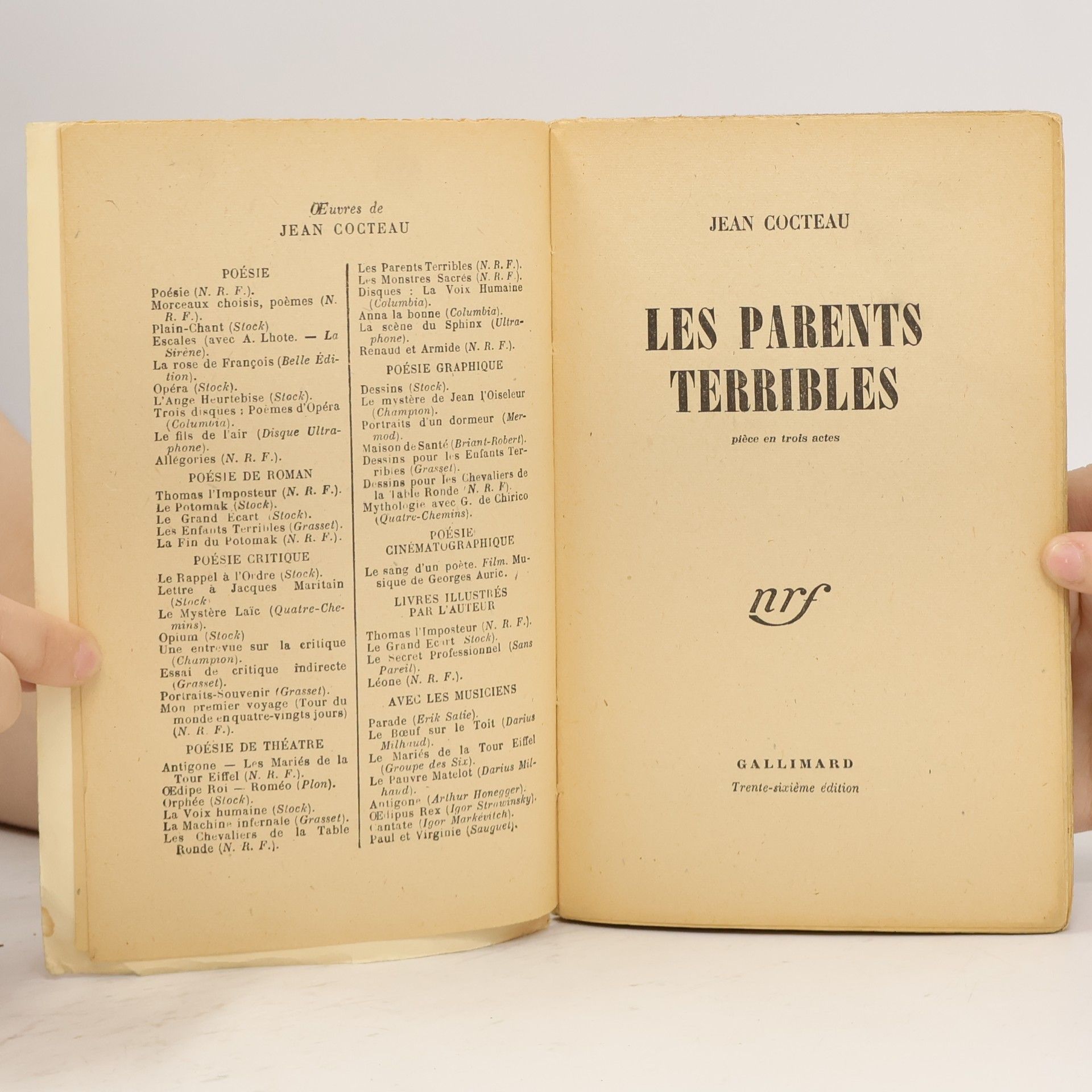 Jean Cocteau Les parents terribles