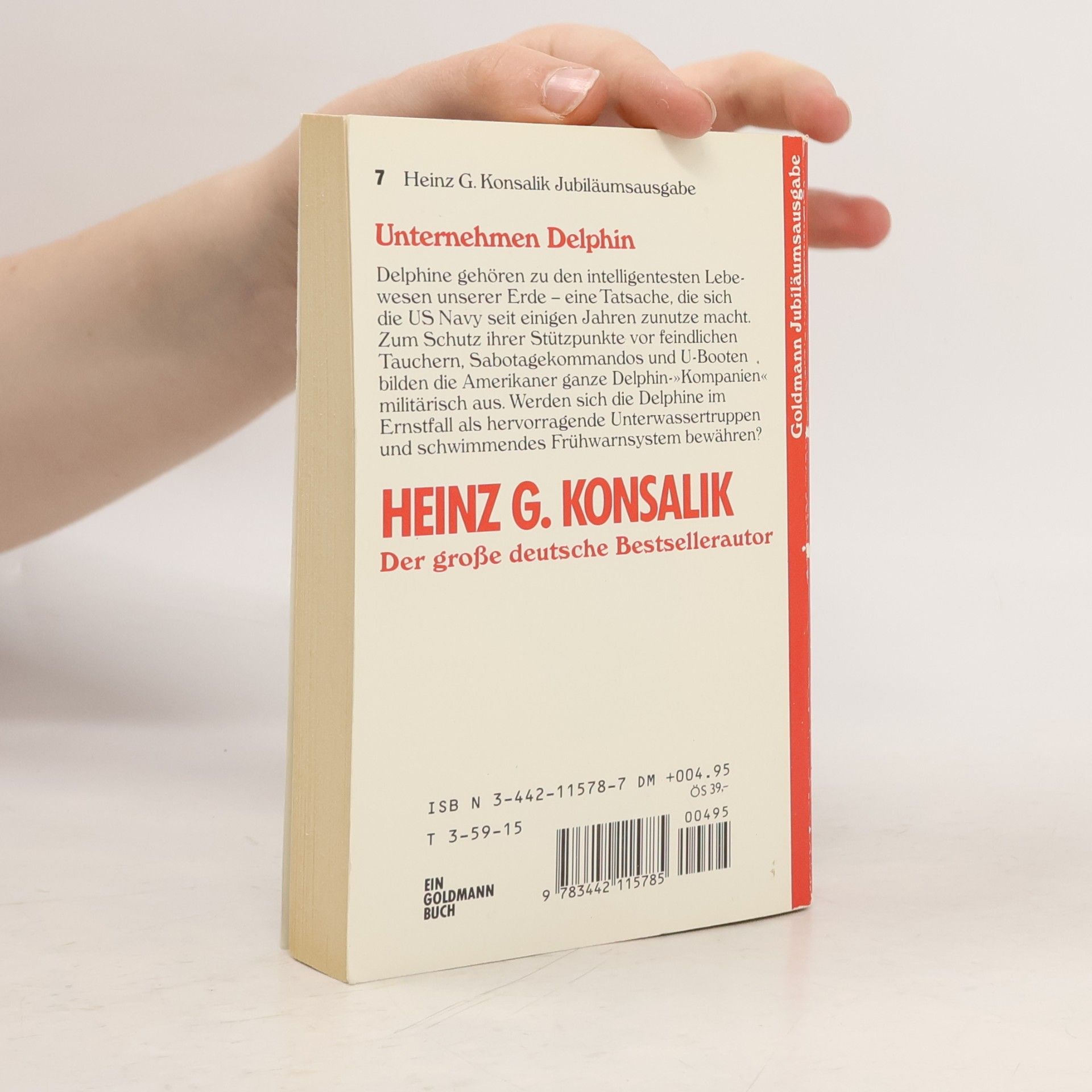 Heinz Günther Konsalik Unternehmen Delphin