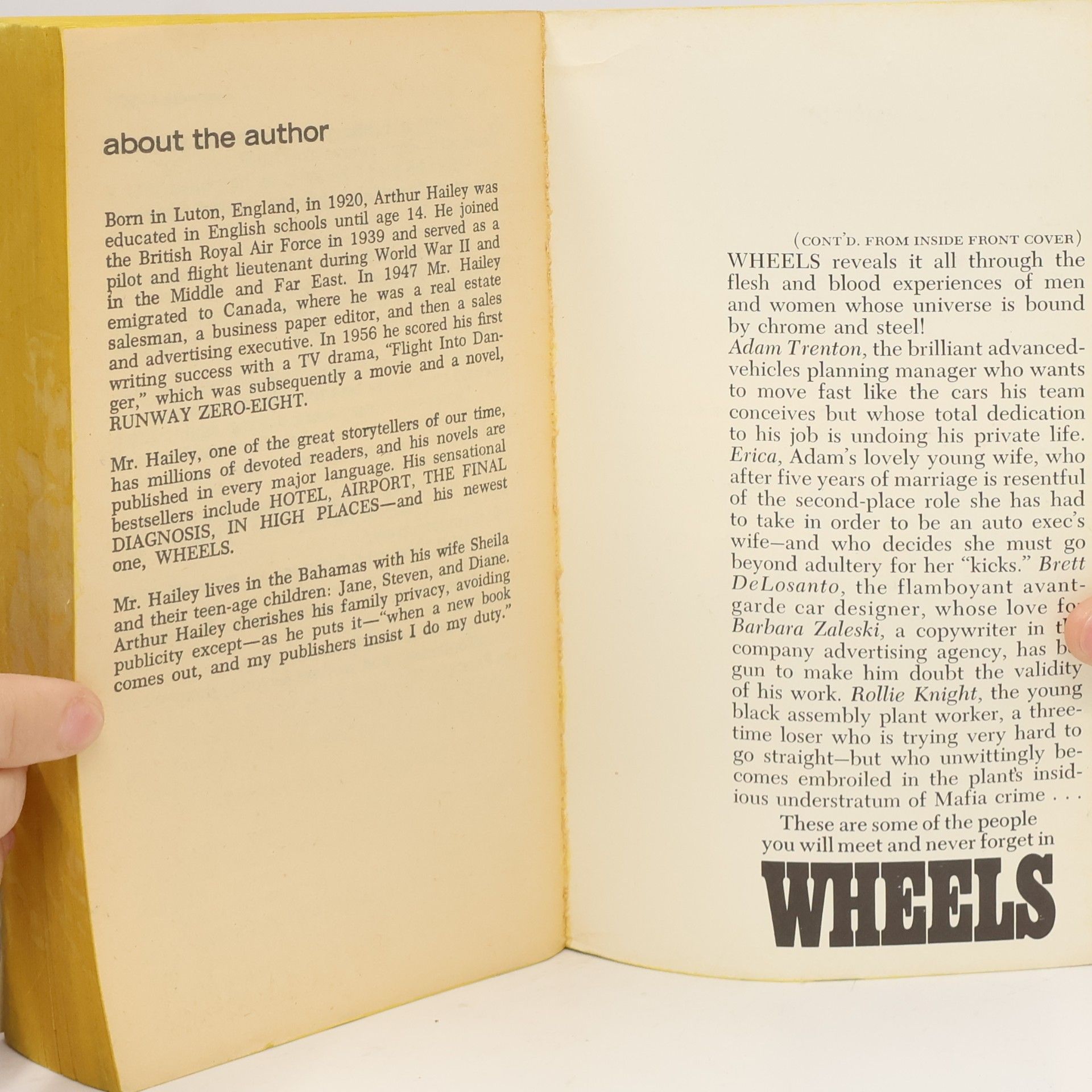 Arthur Hailey Wheels