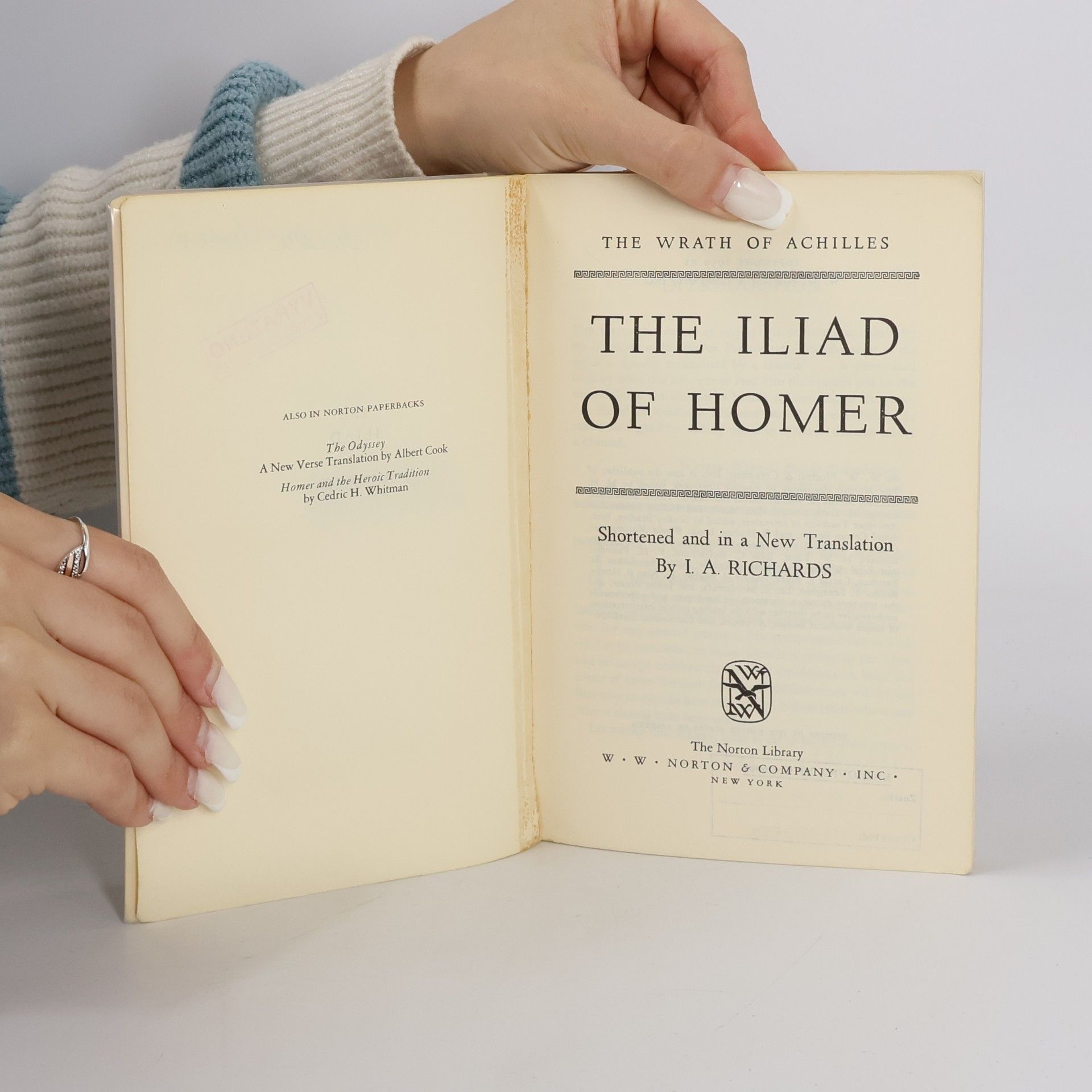 Homér The Iliad of Homer