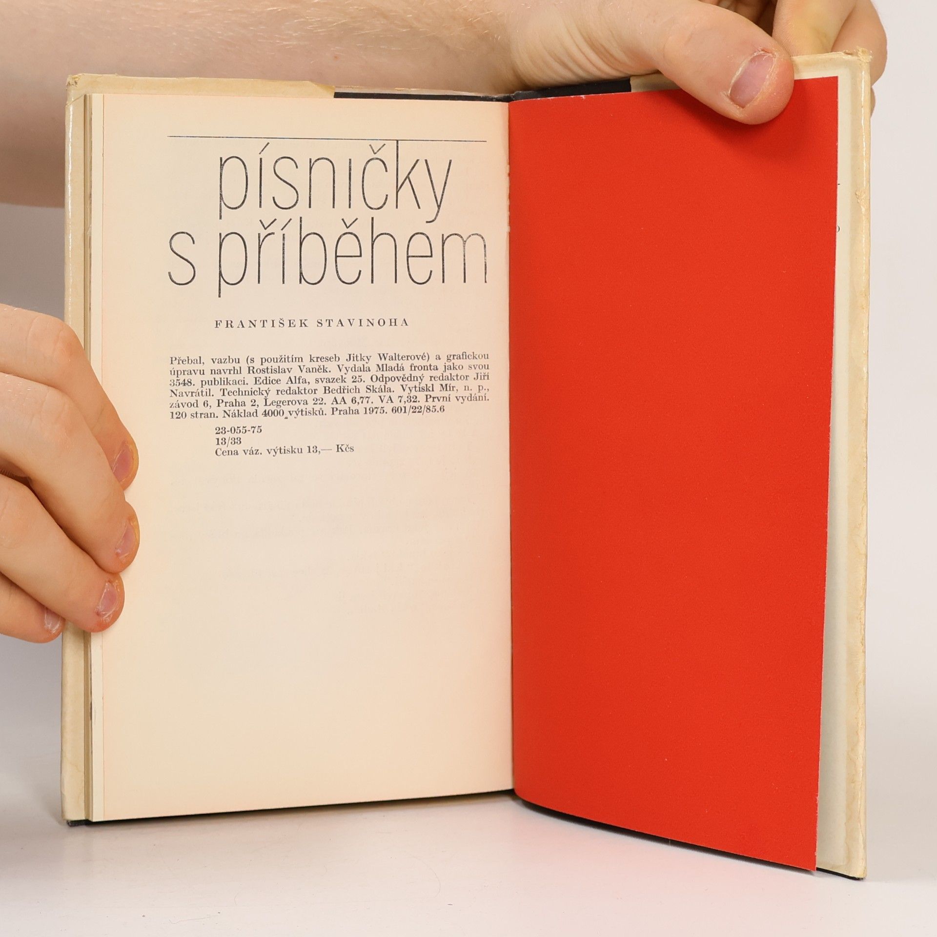 František Stavinoha Písničky s příběhem