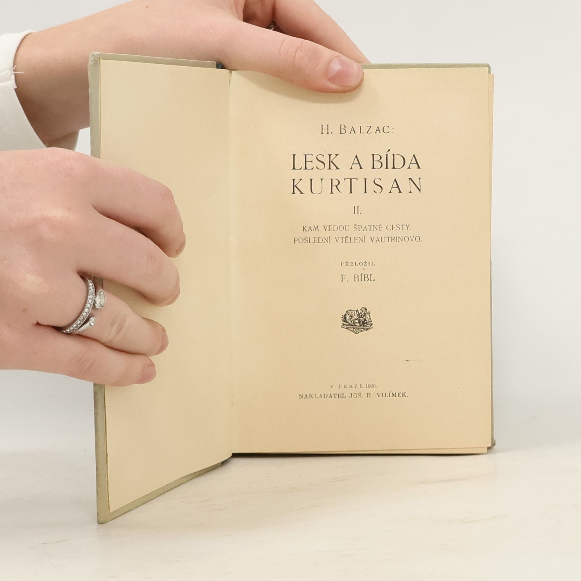 Honoré de Balzac Lesk a bída kurtisan II.