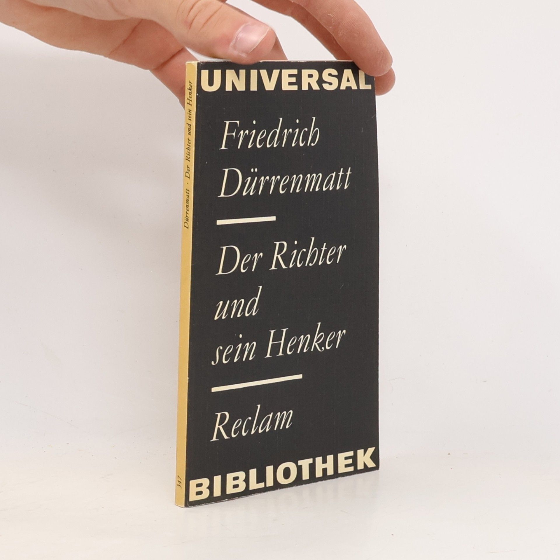 Friedrich Dürrenmatt Der Richter und sein Henker