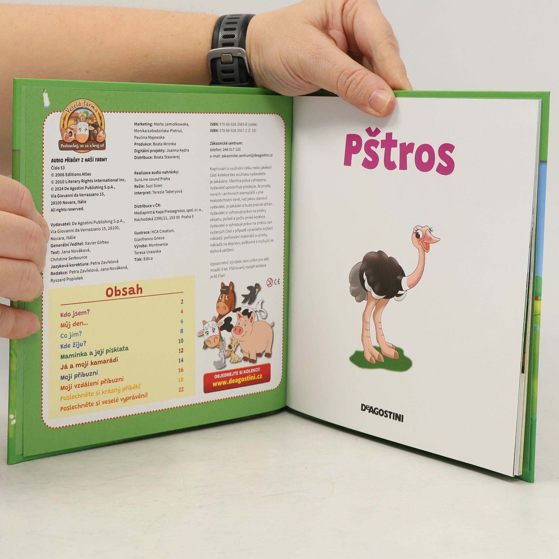 kolektiv Audio příběhy z naší farmy, Pštros