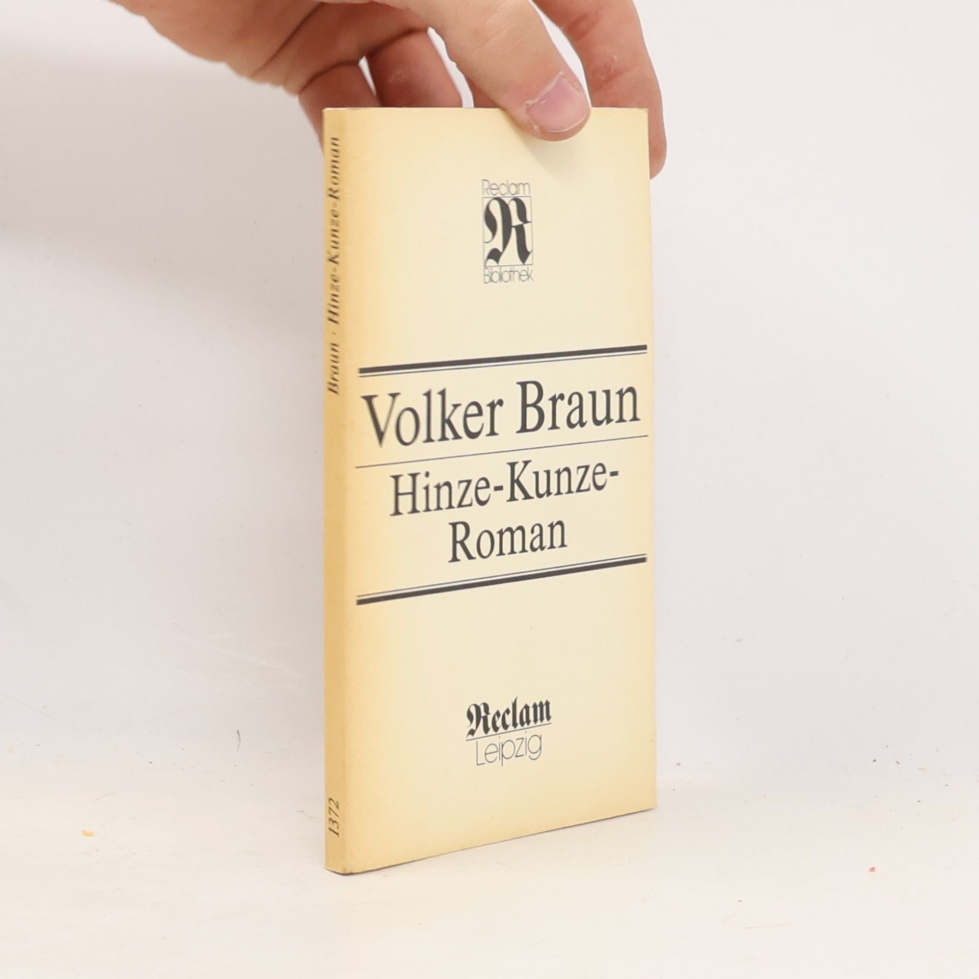 Volker Braun Hinze-Kunze-Roman