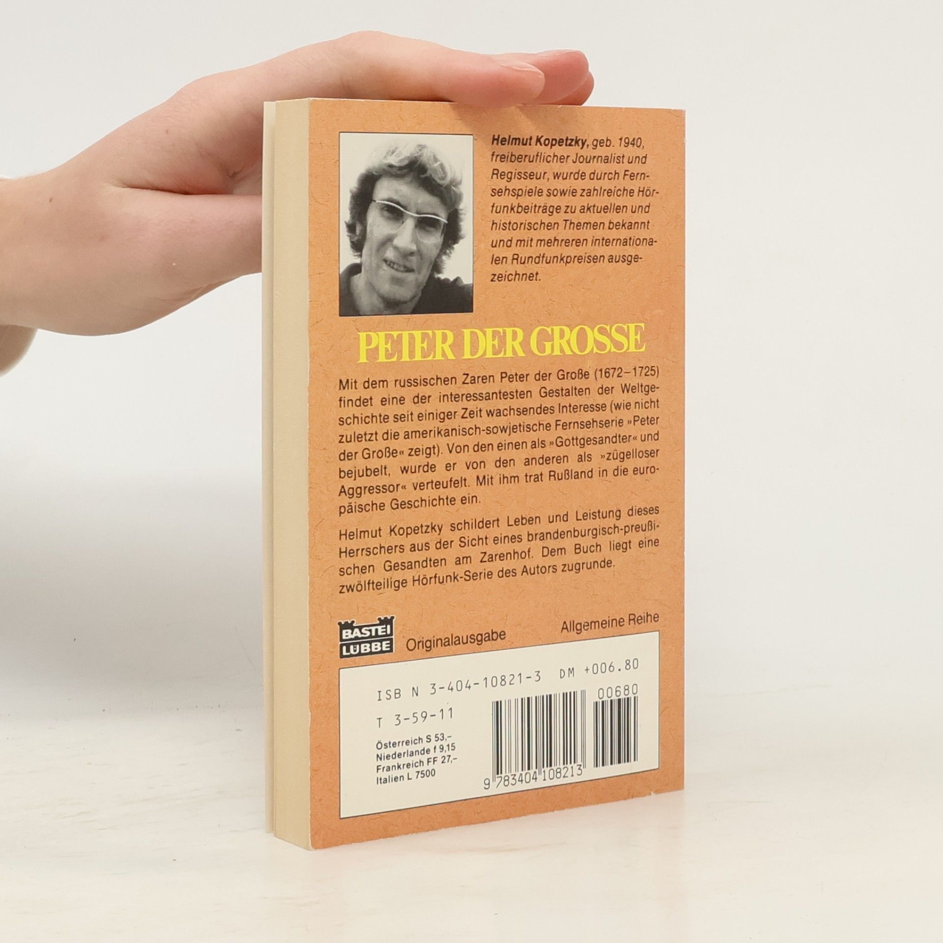 Helmut Kopetzky Allgemeine Reihe: Peter der Große - Zar der neuen Zeit: Ein dokumentarischer Roman