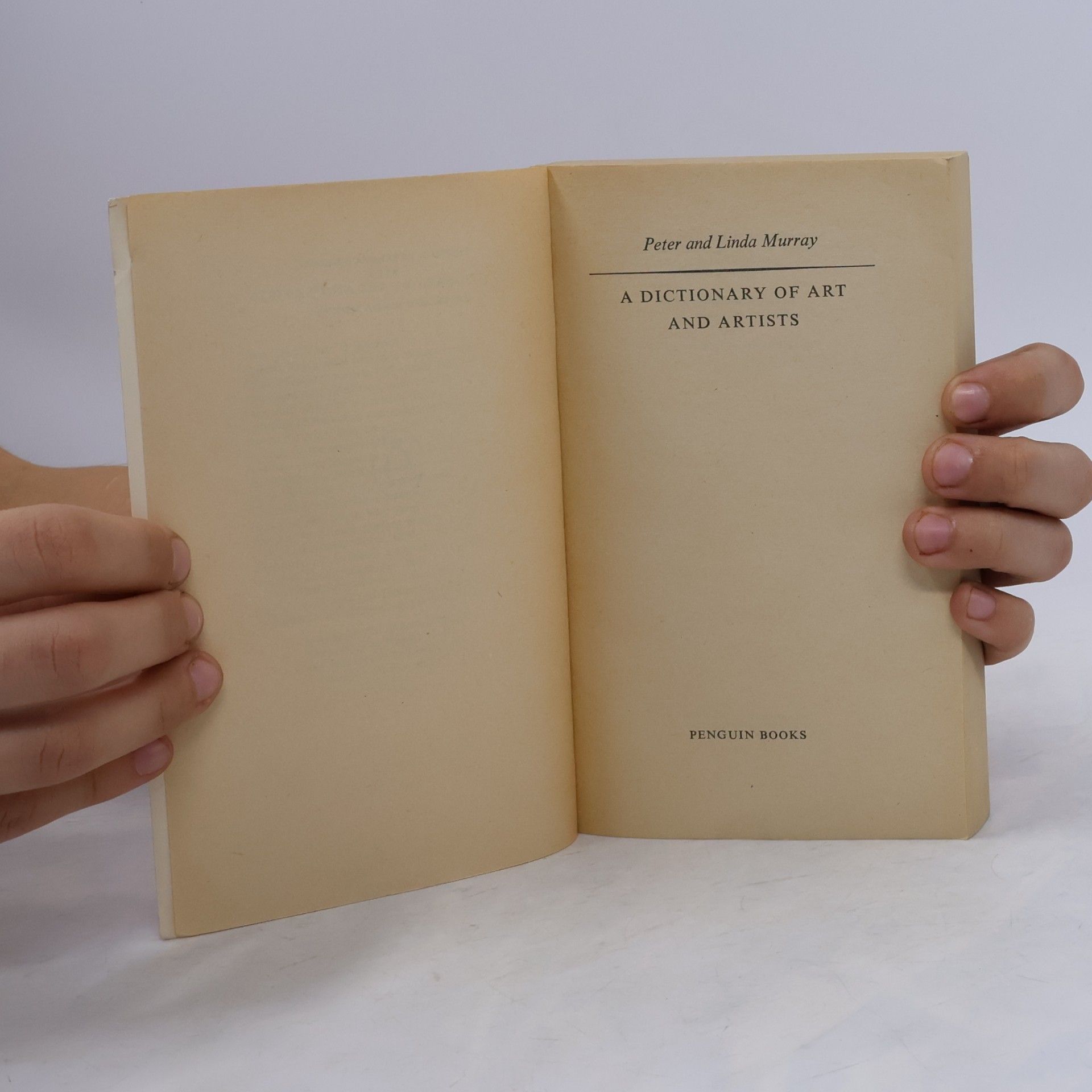 Peter Murray A Dictionary of Art and Artists