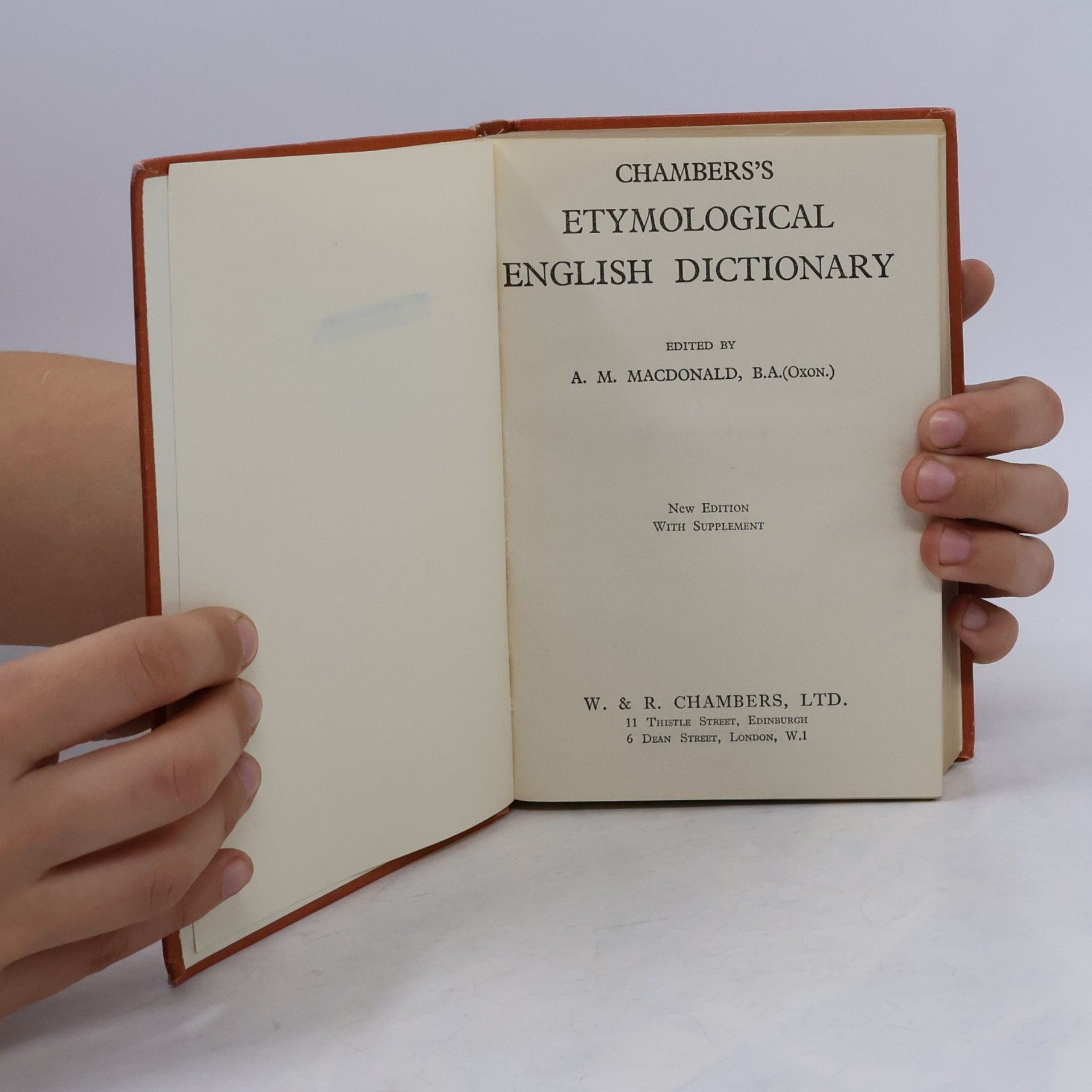 Auteurscollectief Chambers's Etymological English Dictionary