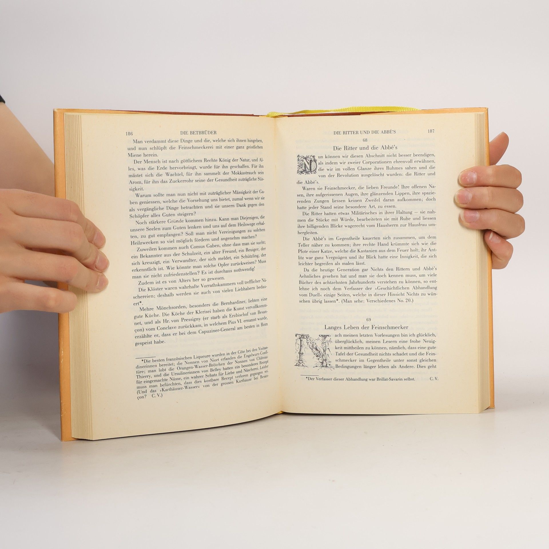 Jean Anthelme Brillat-Savarin Physiologie des Geschmacks