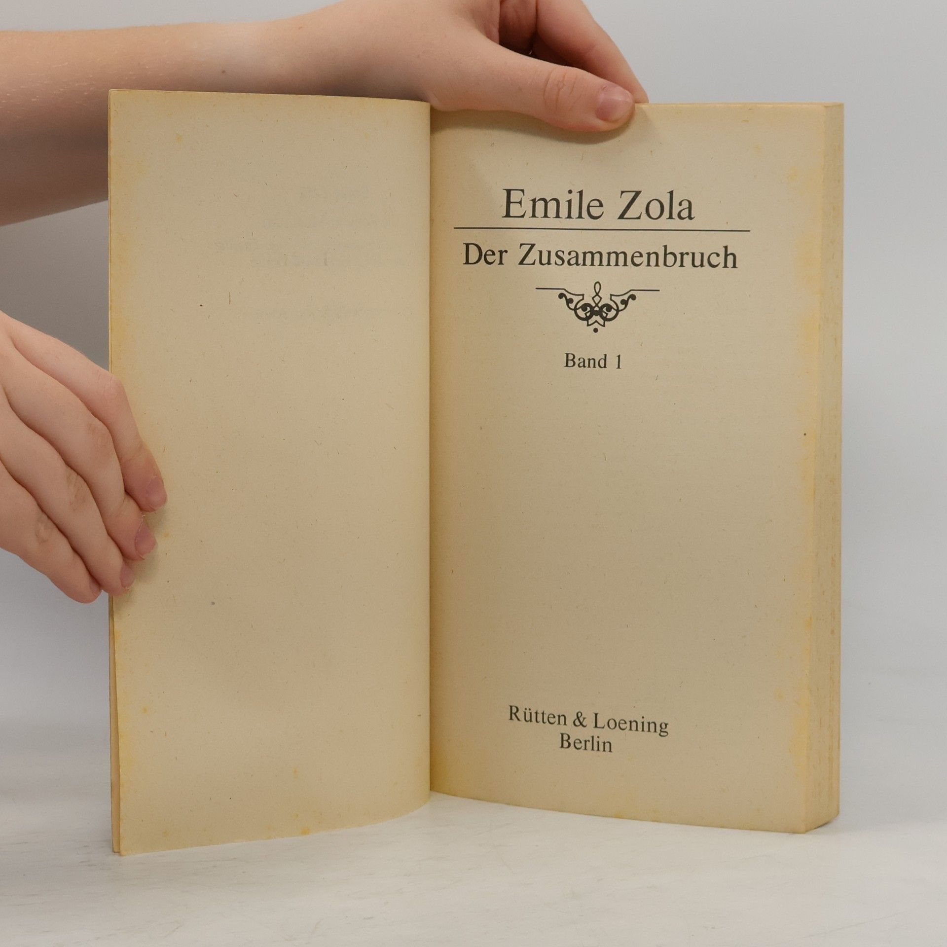 Émile Zola Der Zusammenbruch. Band 1