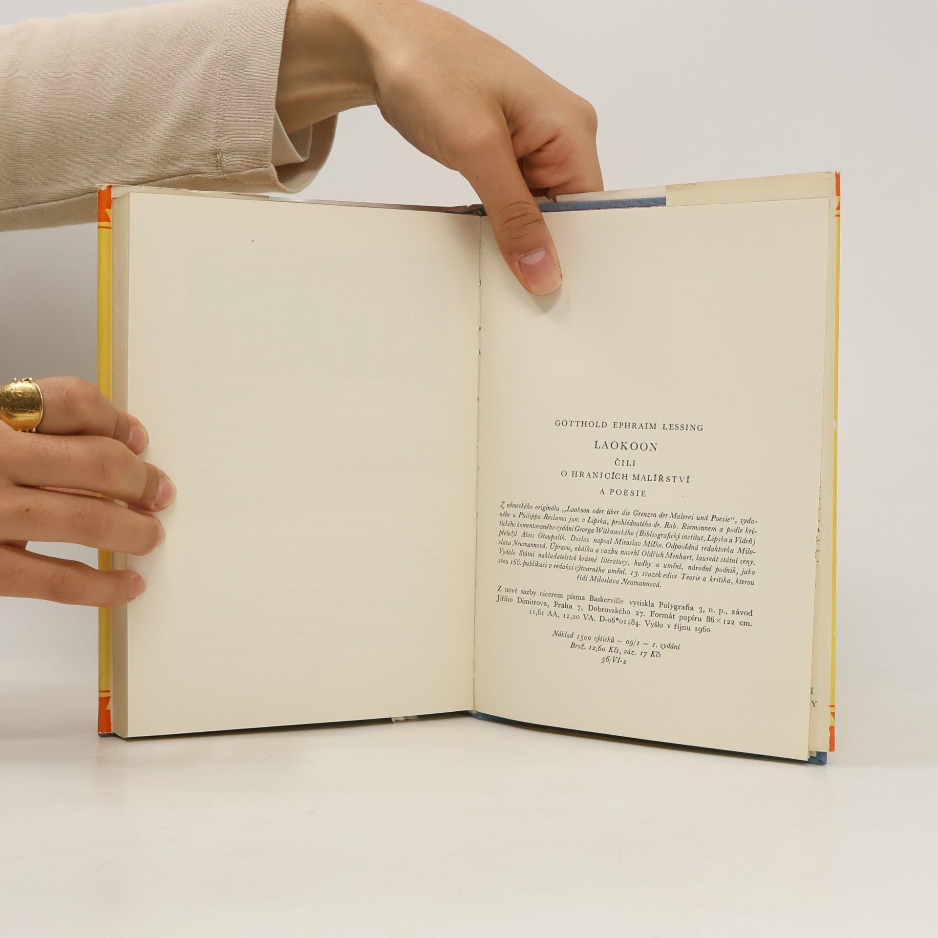 Gotthold Ephraim Lessing Laokoon čili o hranicích malířství a poesie