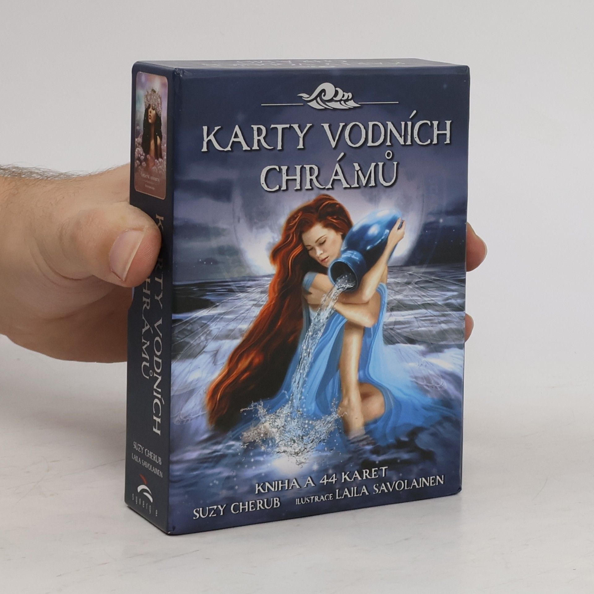 Suzy Cherub Karty vodních chrámů - Kniha a 44 karet (lesklé)