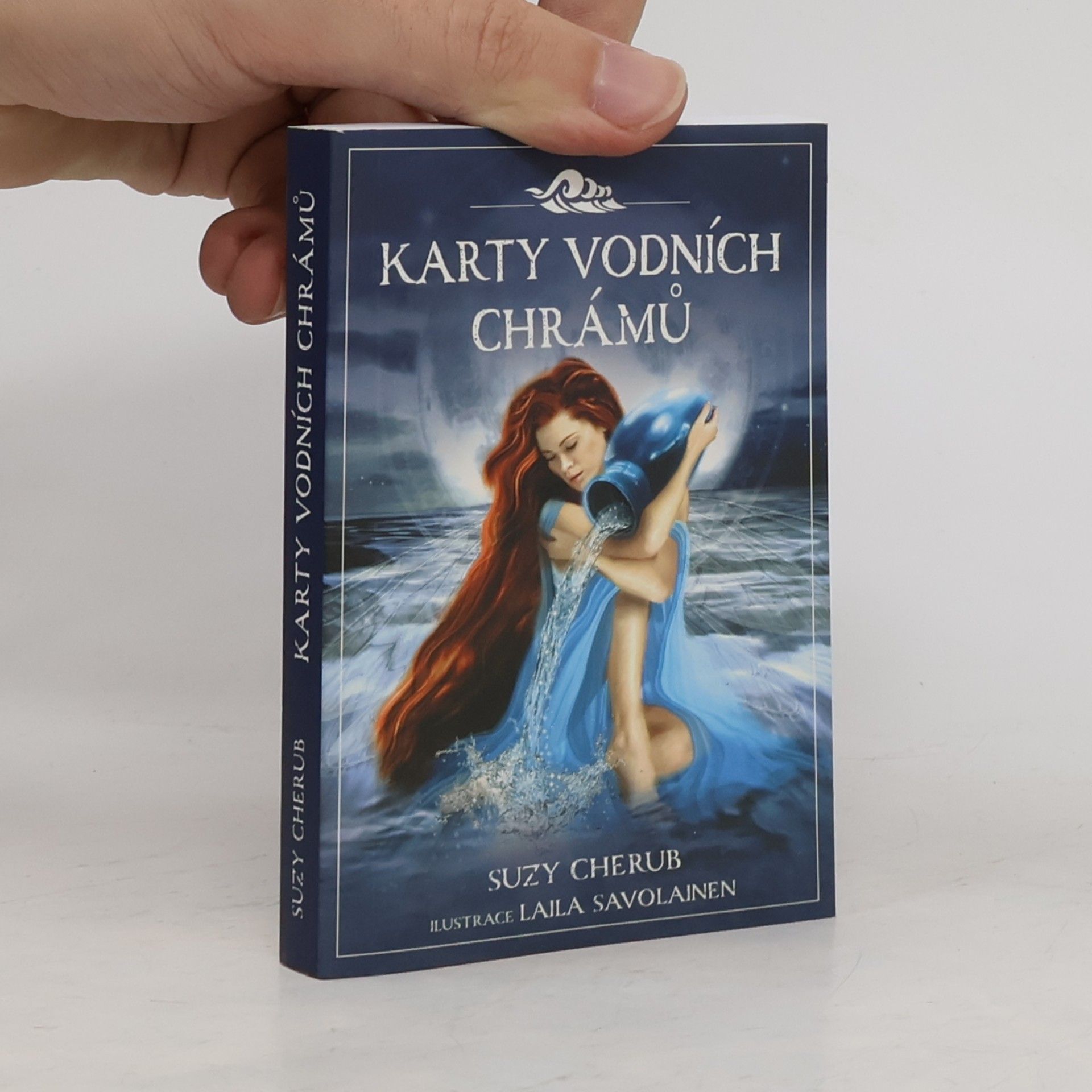 Suzy Cherub Karty vodních chrámů - Kniha a 44 karet (lesklé)